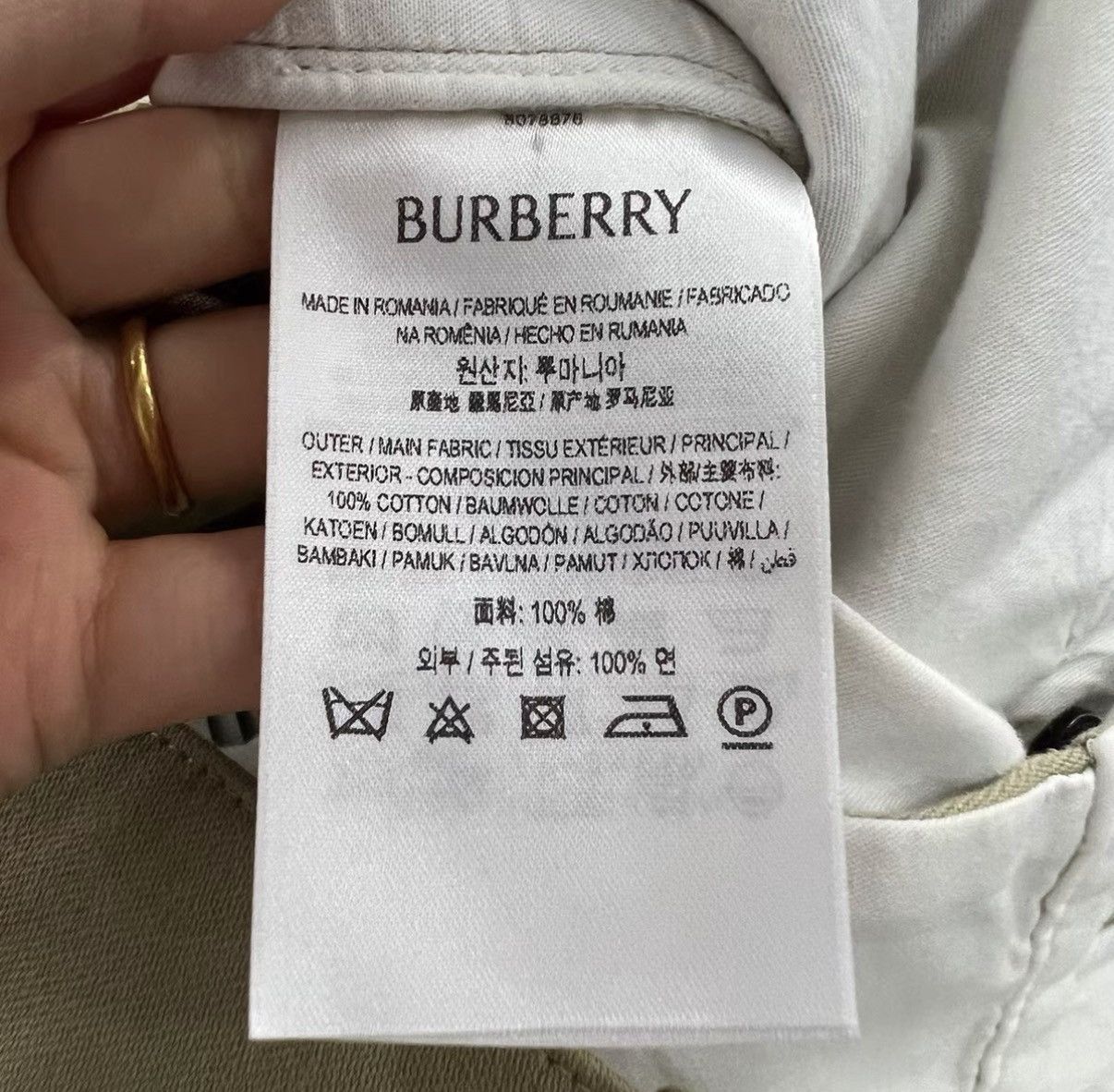 Burberry Burberry Solid Color Snap Button Casual Pants J41 Size US 36 / EU 52 - 4 Thumbnail