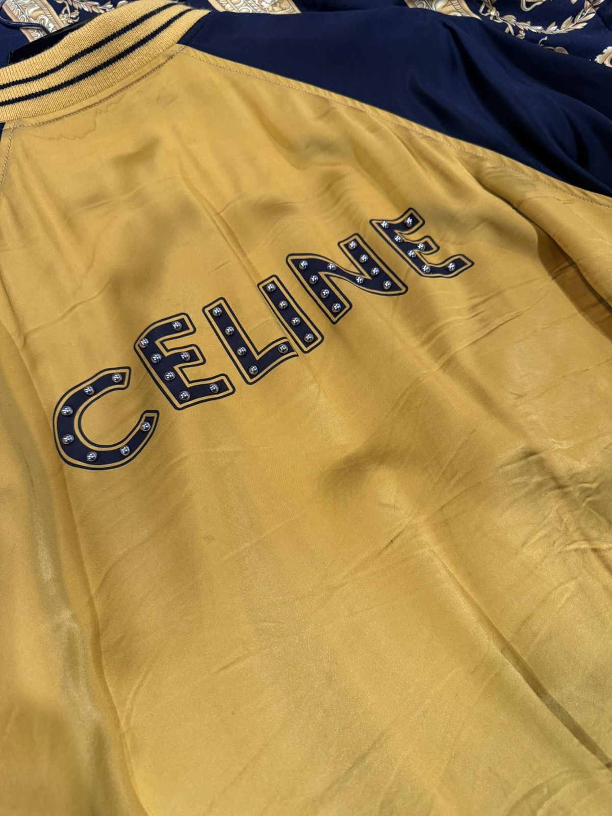 Celine Celine Jacket in Satin Size US L / EU 52-54 / 3 - 7 Thumbnail