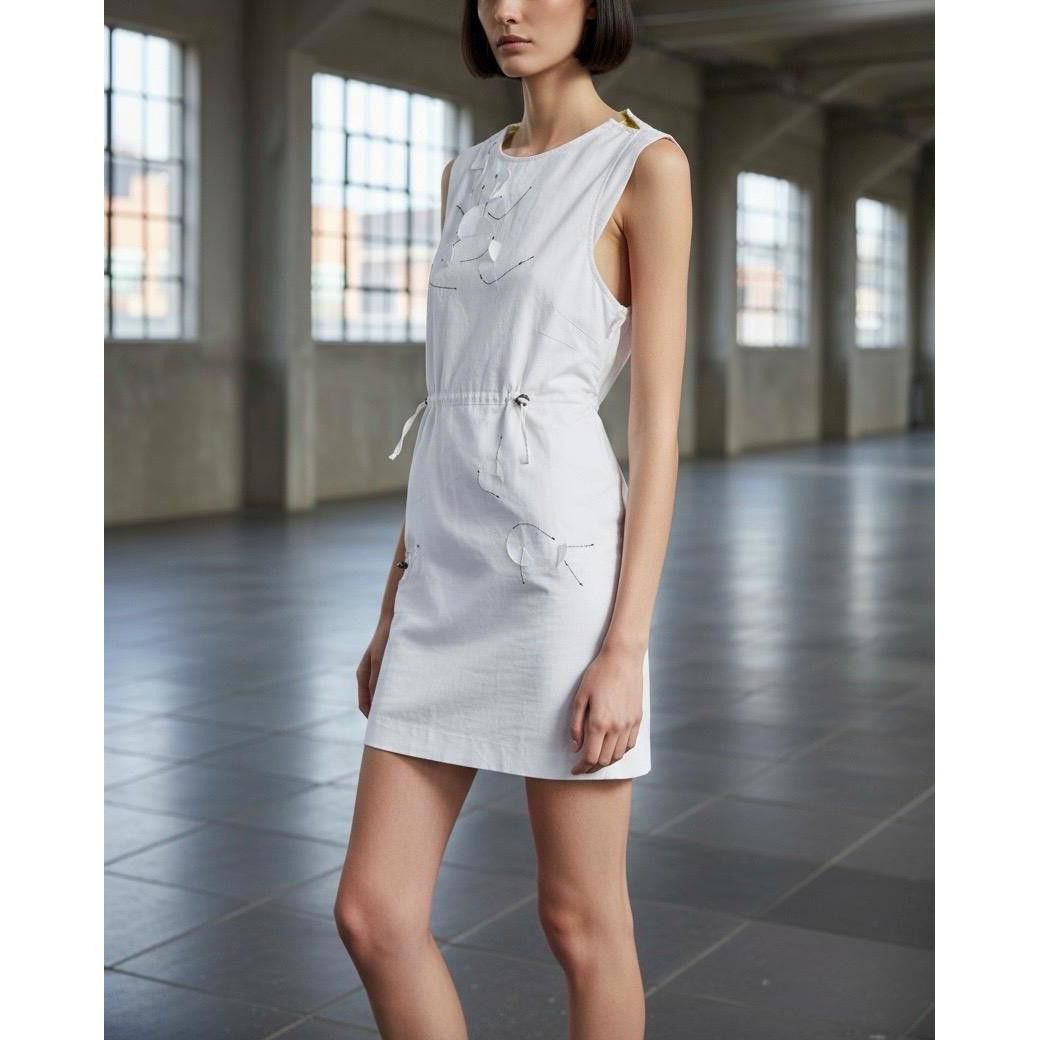Cop Copine The Cop Copine Drawstring Cutouts Dress Size M / US 6-8 / IT 42-44 - 2 Thumbnail