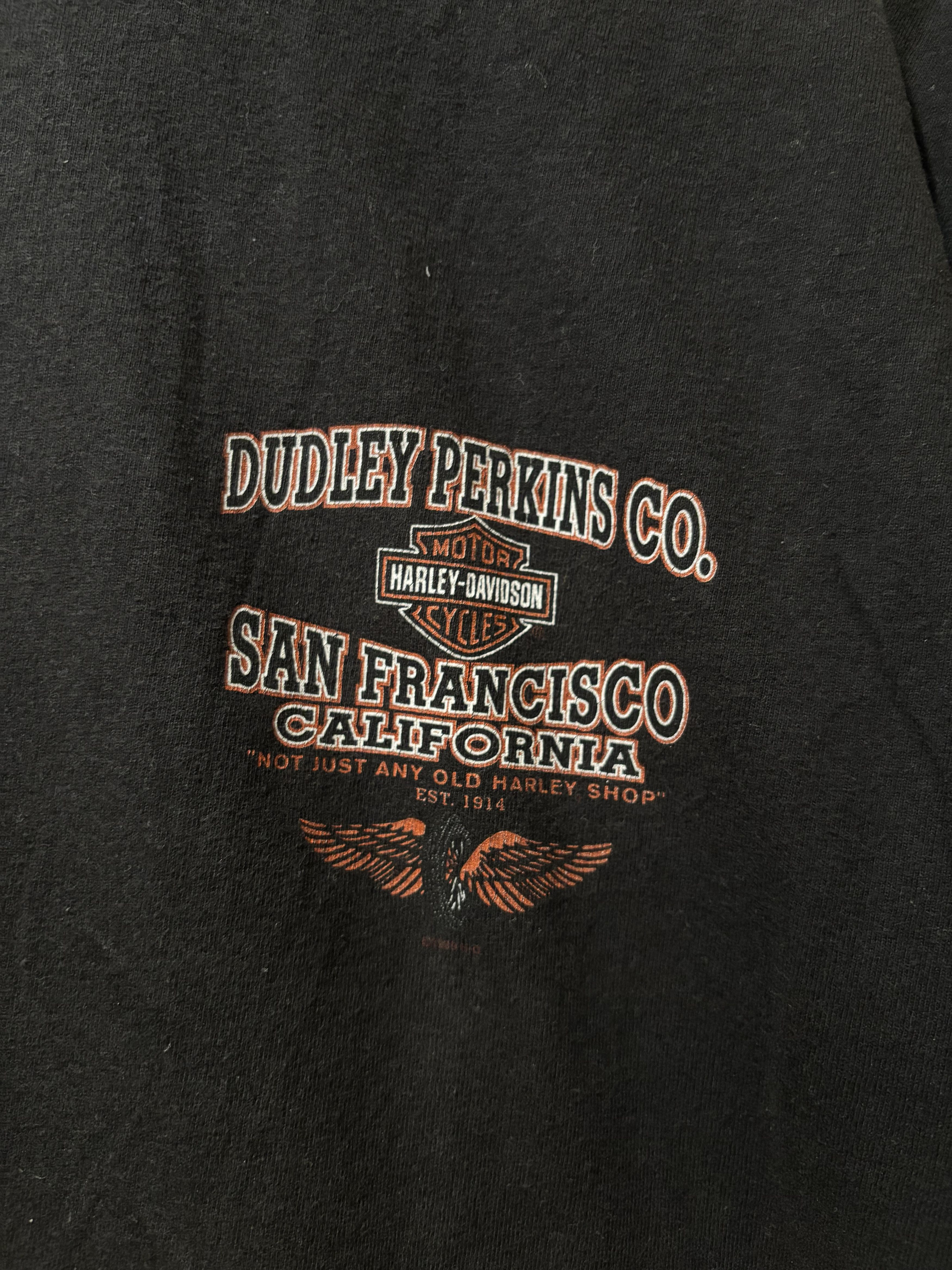 Harley Davidson × Vintage Vintage Harley Davidson San Francisco Shirt Size US L / EU 52-54 / 3 - 3 Thumbnail
