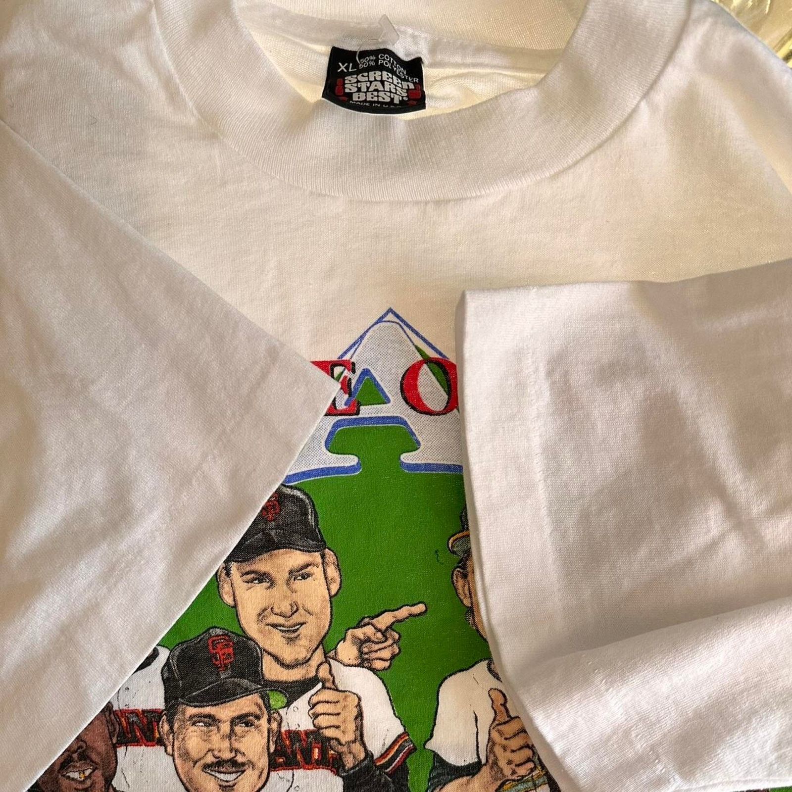 MLB × Vintage Vintage 1989 World Series Shirt Size US XL / EU 56 / 4 - 6 Thumbnail