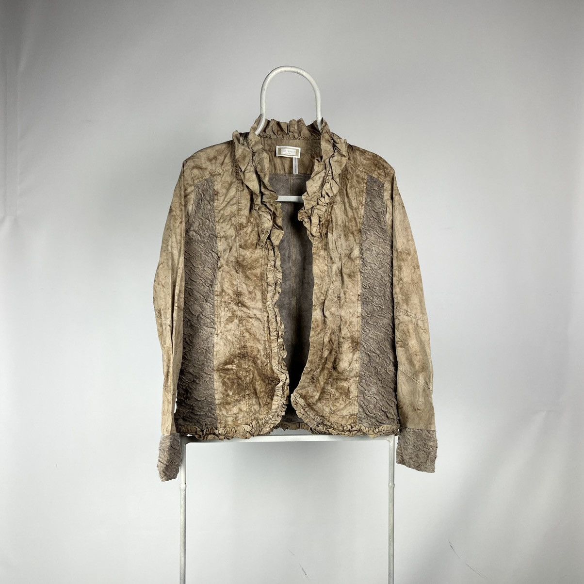 Jean Paul Gaultier Elisa Cavaletti jabot jacket blouse size M/L womans Size L / US 10 / IT 46 - 1 Thumbnail