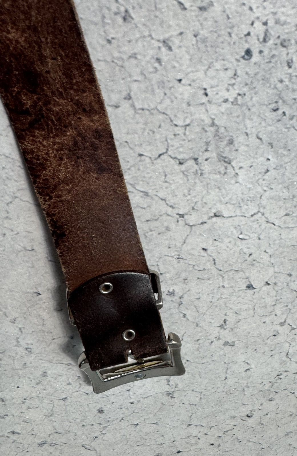 Diesel × Japanese Brand Diesel Leather Belt Hype Rare Y2K Brown Size ONE SIZE - 13 Thumbnail