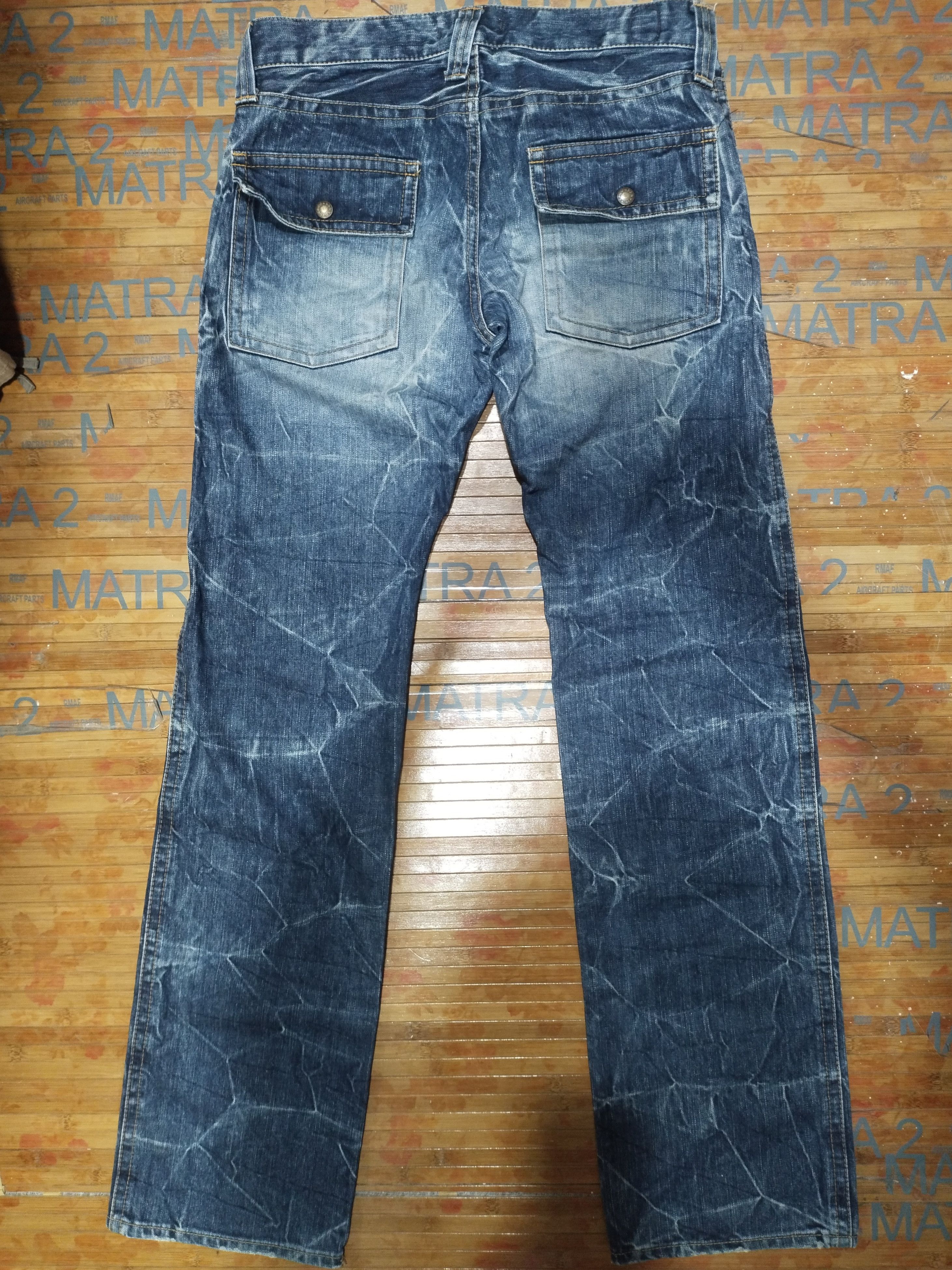 Japanese Brand Jeans Blueway, Bush Pant, Nippon Size US 32 / EU 48 - 2 Thumbnail