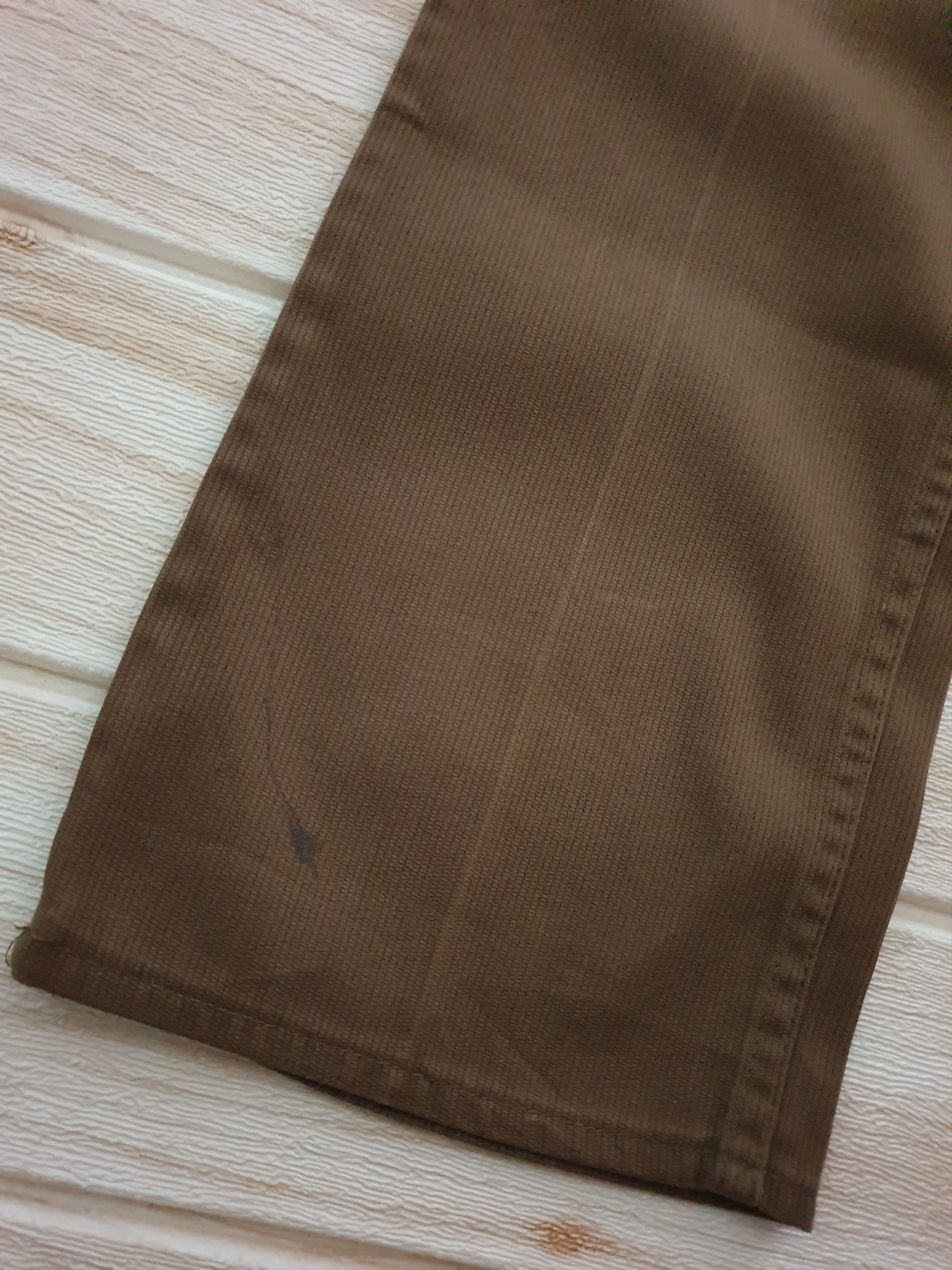 Levi's 💥Vintage levis big E star press cudroy pant Size US 27 - 6 Thumbnail