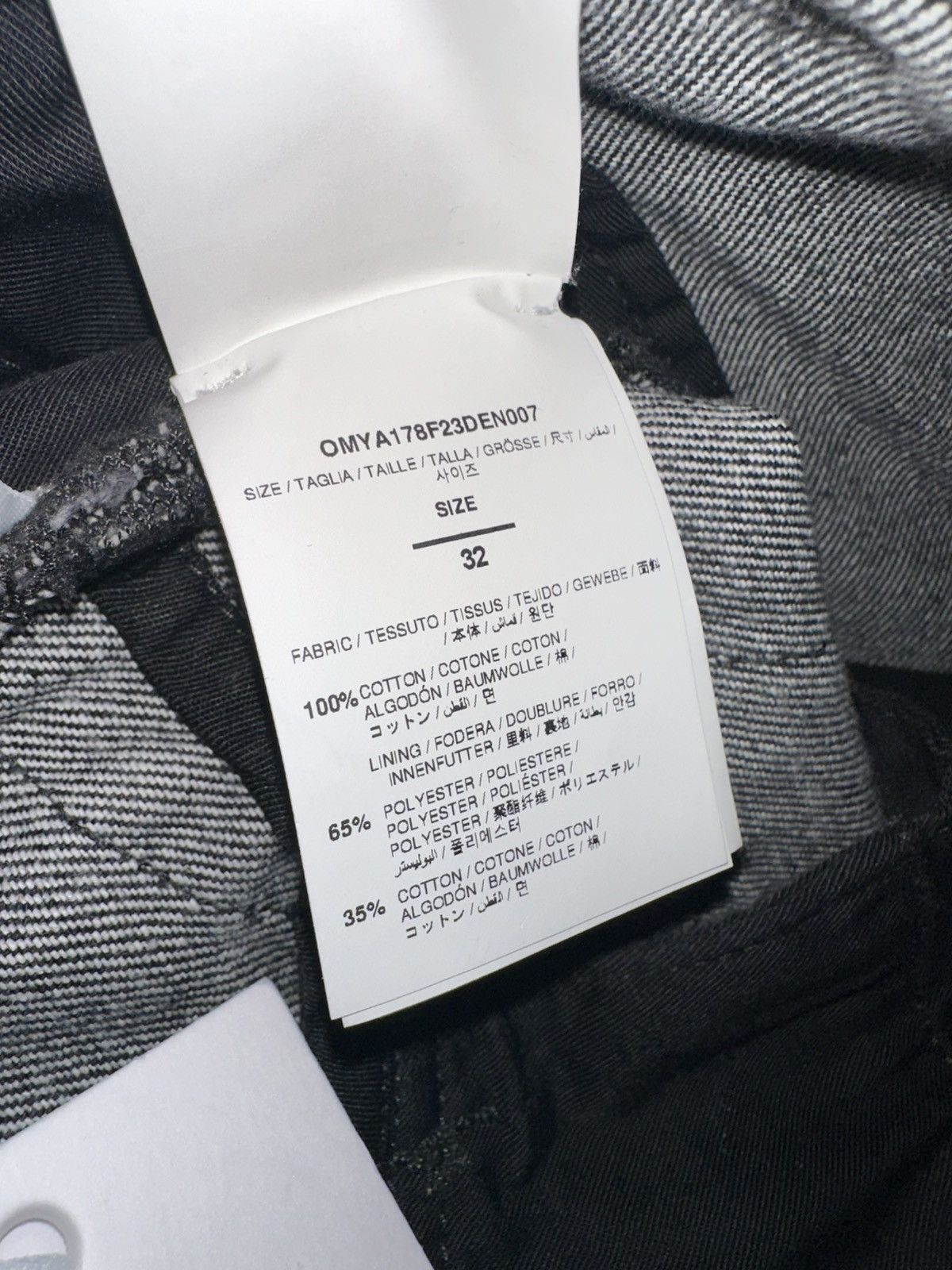Off-White Off-White Arrows Tab Relax Round Jeans in Vintage Grey Size US 32 / EU 48 - 15 Thumbnail