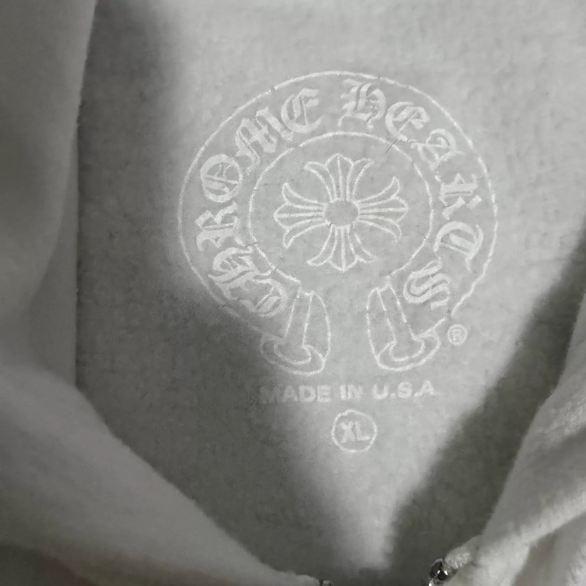 Chrome Hearts Chrome Hearts White Arm Blue Sanskrit Qilin Hoodie Silver Size US XL / EU 56 / 4 - 3 Thumbnail
