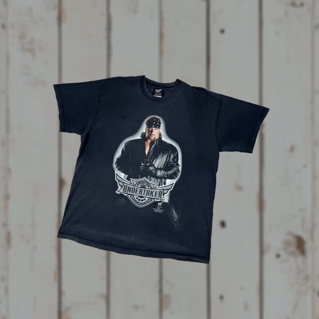 Vintage VINTAGE WWE Undertaker T-Shirt Wrestling Men L Black 90s WWF WWE Shirt Adult Large Black Mens Size US L / EU 52-54 / 3 - 1 Thumbnail