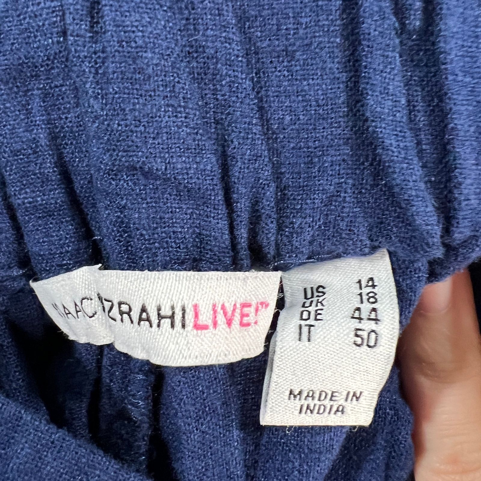 Other Isaac Mizrahi LIVE! Bridgehampton Linen Blend Pants Size 36" / US 14 / IT 50 - 3 Thumbnail