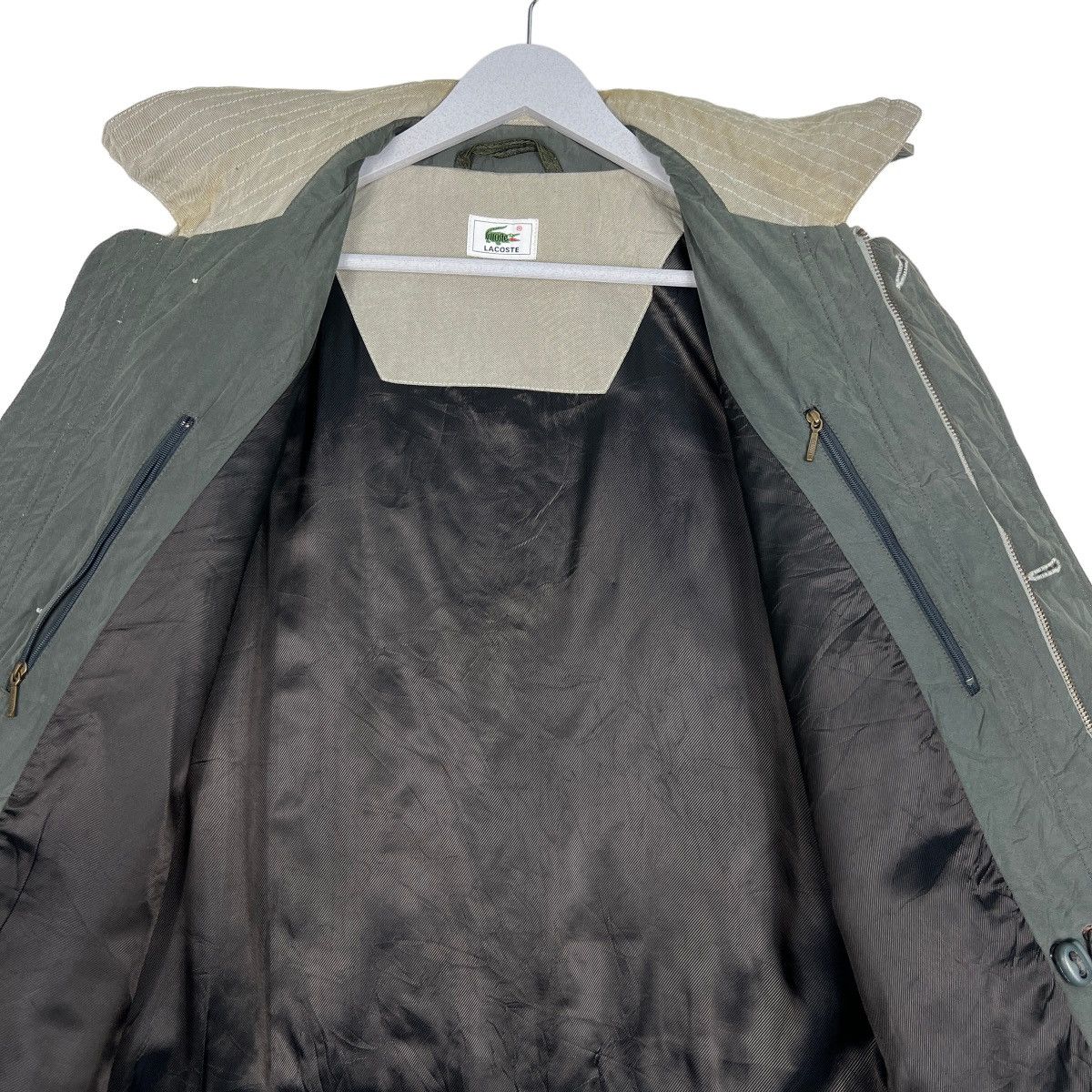Lacoste 🔥 LACOSTE ZIP UP COAT LONG JACKET Size US L / EU 52-54 / 3 - 11 Thumbnail
