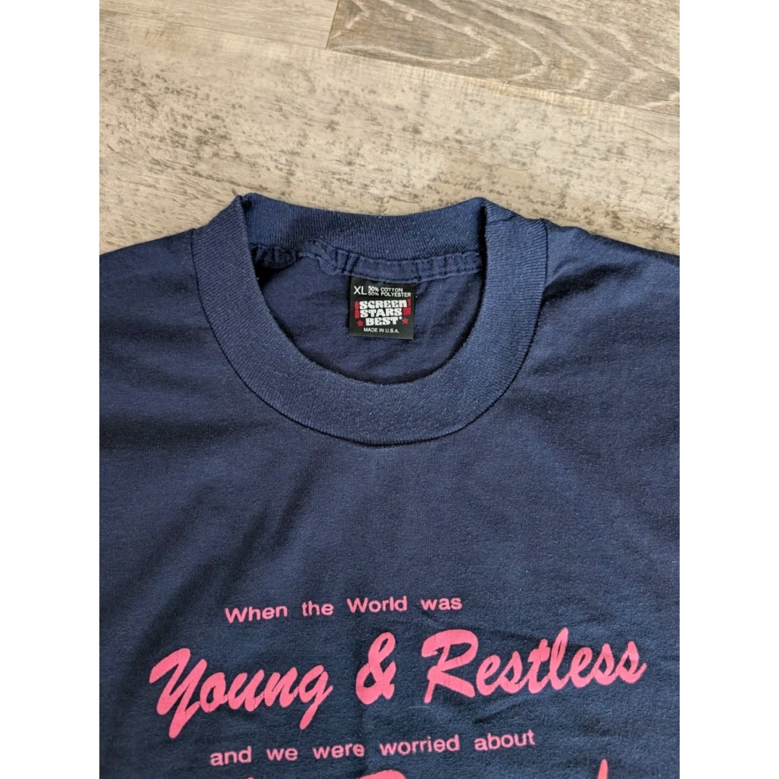 Vintage VINTAGE Screen Stars Soap Opera T-Shirt XL Blue 90s Days of Our Lives Young & Restless Unisex Adults Size US XL / EU 56 / 4 - 3 Thumbnail