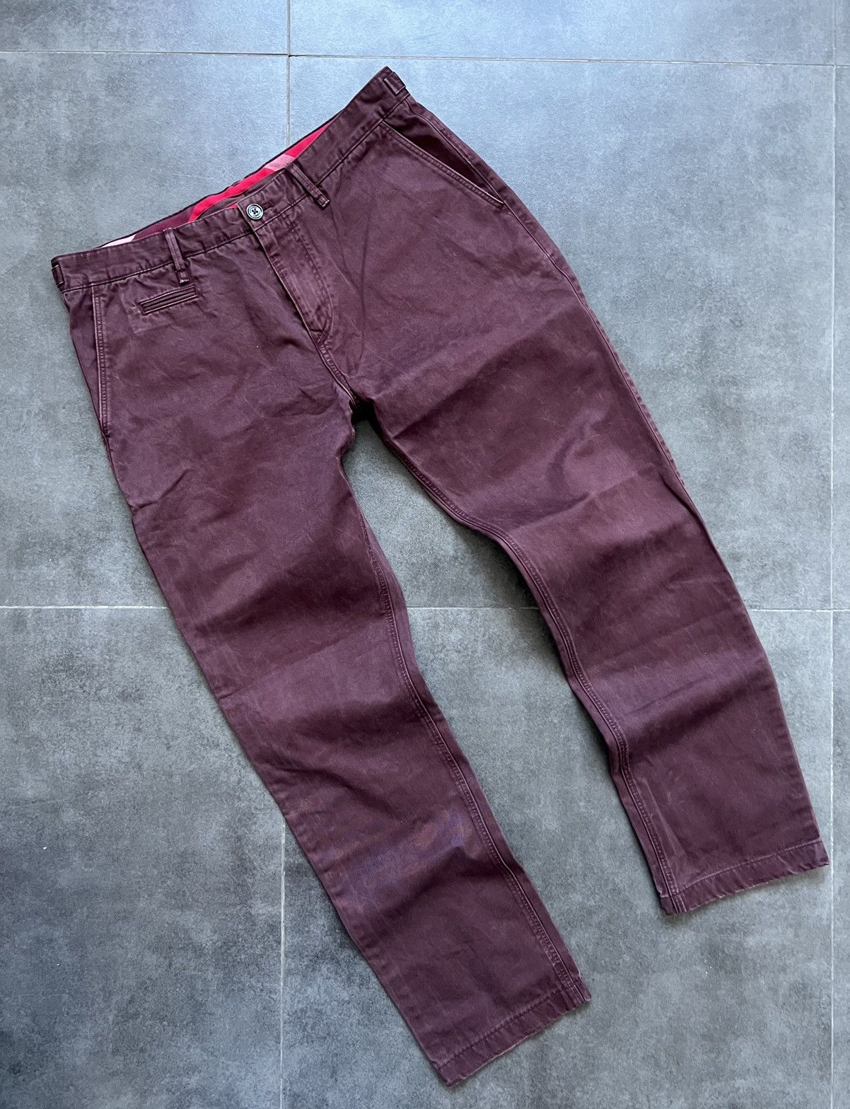Burberry × Burberry Prorsum Vintage Burberry brit cotton pants 34 Size US 34 / EU 50 - 3 Thumbnail