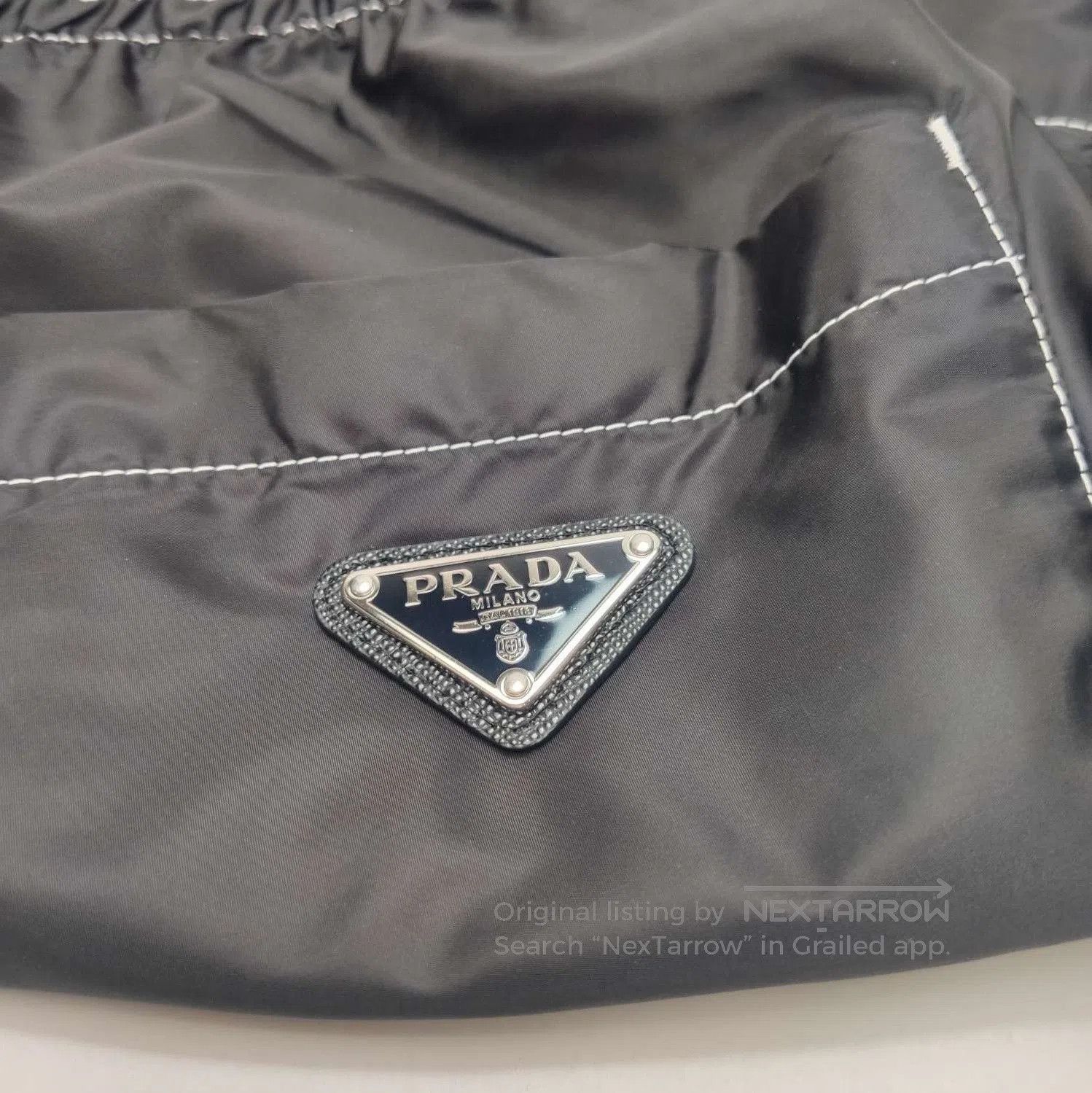 Prada Prada Triangle Logo Black Shorts Size XS . Size US 26 / EU 42 - 5 Thumbnail