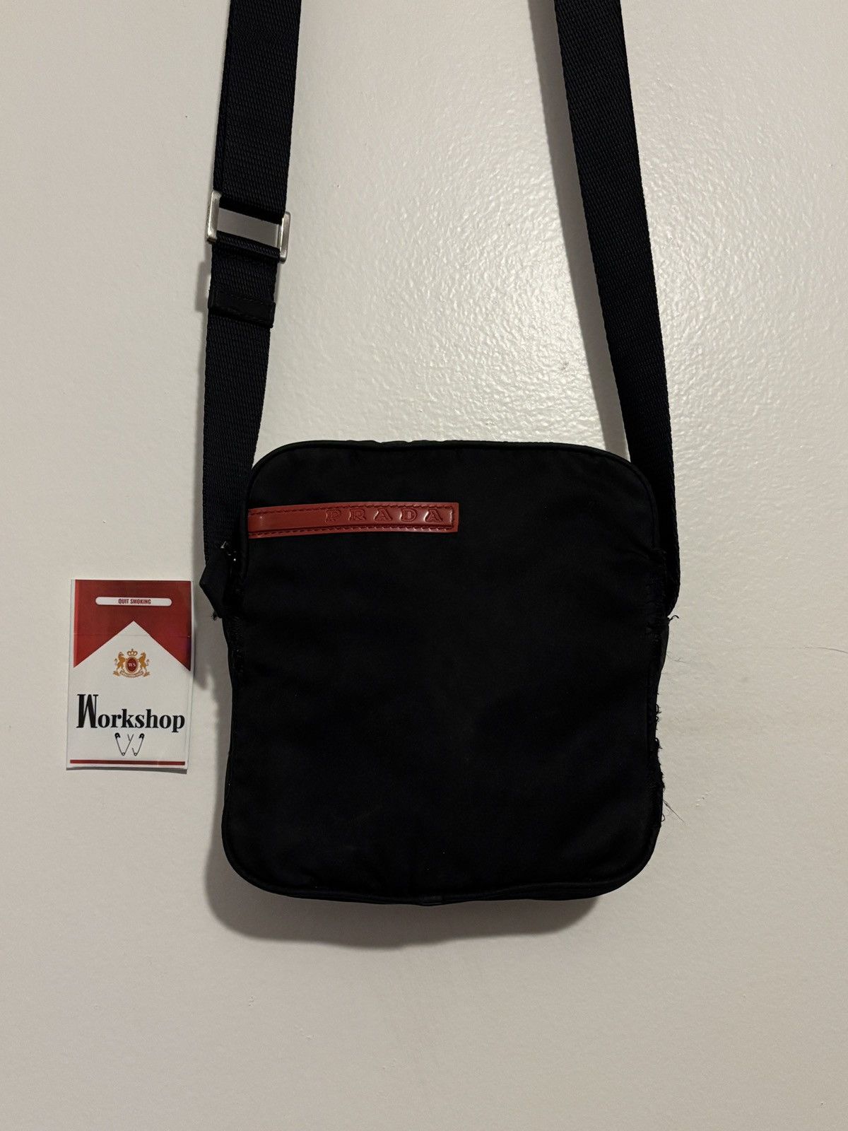 Prada × Vintage Archive Prada Sport SS99 Nylon Shoulder Bag | Grailed