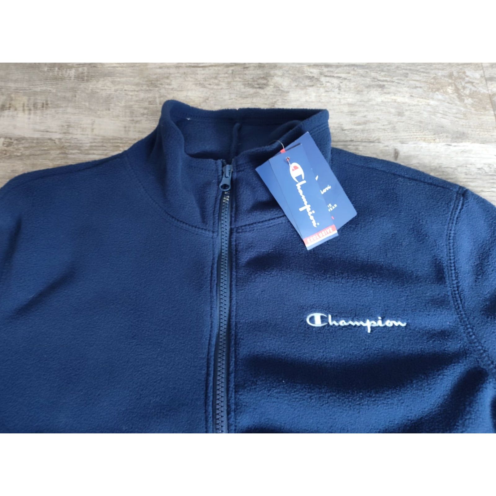 Champion Champion Polar Fleece Full Zip Jacket Women's Navy Blue Size M NWT NEW Size M / US 6-8 / IT 42-44 - 3 Thumbnail