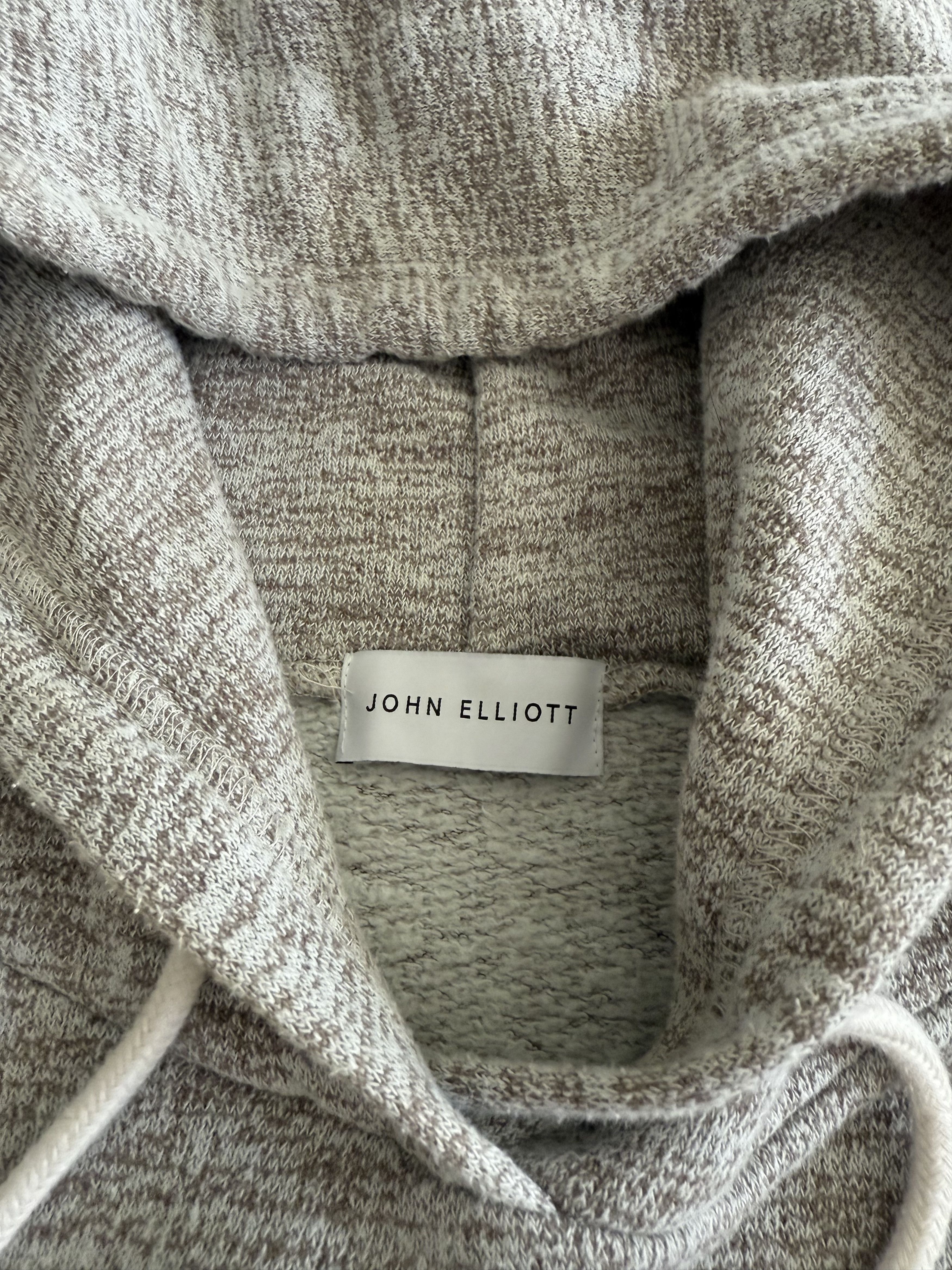 John Elliott John Elliott Beach Hoodie Co-Mix Tan Size US M / EU 48-50 / 2 - 2 Thumbnail