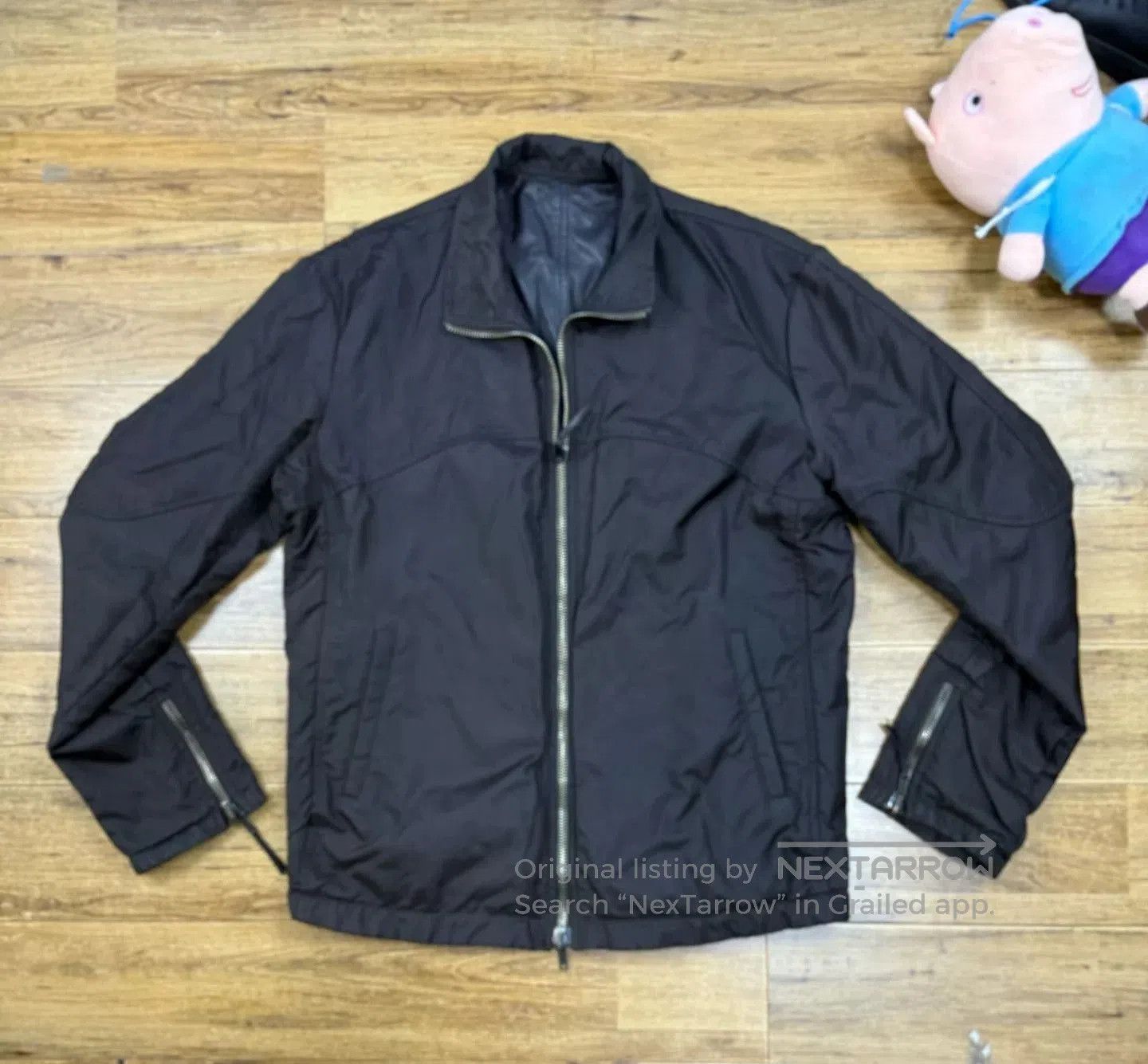 Emporio Armani Emporio Armani Men's Leather Jacket. Size US L / EU 52-54 / 3 - 3 Thumbnail