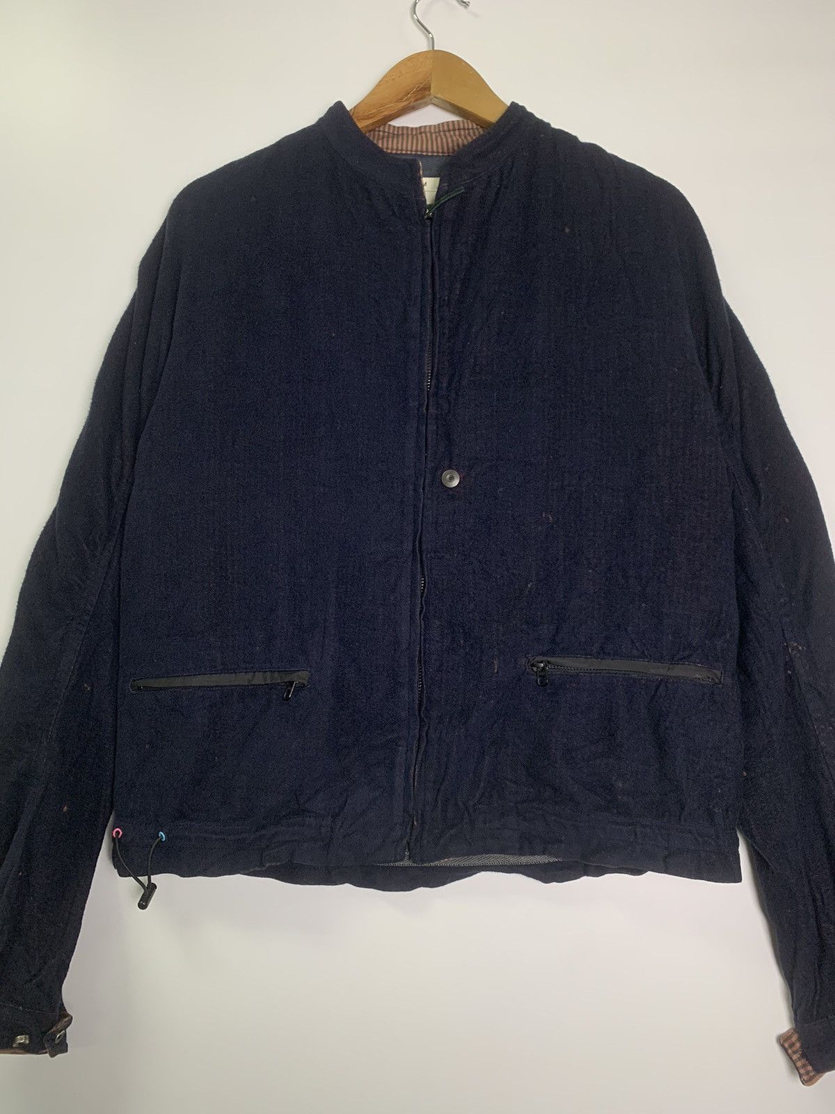 Japanese Brand Ppcm zipper crop jacket Size US L / EU 52-54 / 3 - 2 Thumbnail