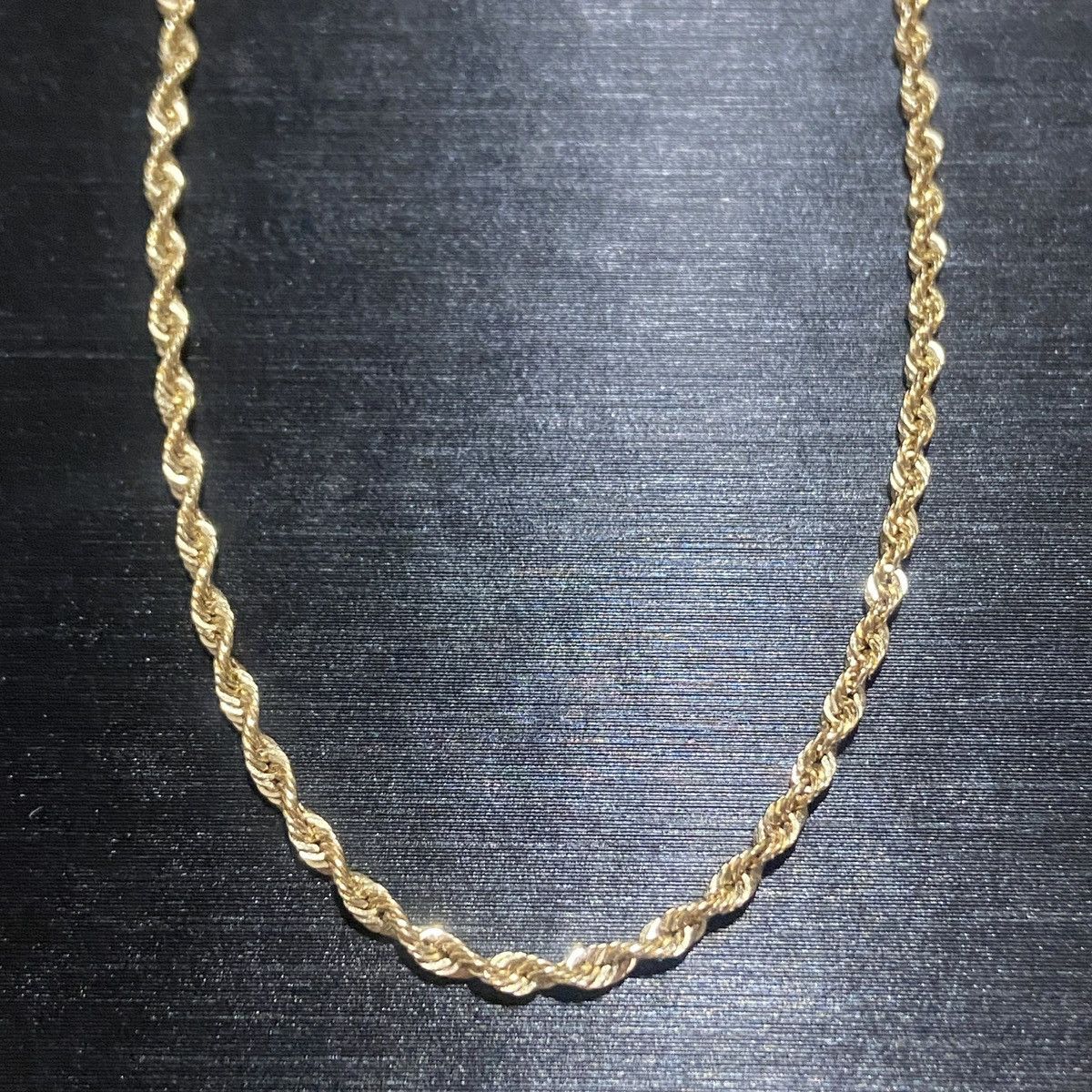 Other Gold Chain Solid 14k Gold Rope Chain 18in 2mm Size ONE SIZE - 3 Thumbnail