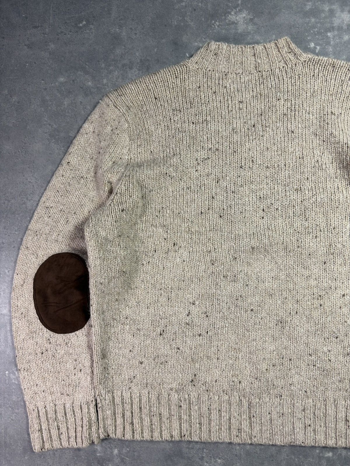 Polo Ralph Lauren Polo Ralph Lauren Wool Alpaca Oatmeal Elbow Patches Knit XL Size US XL / EU 56 / 4 - 14 Thumbnail