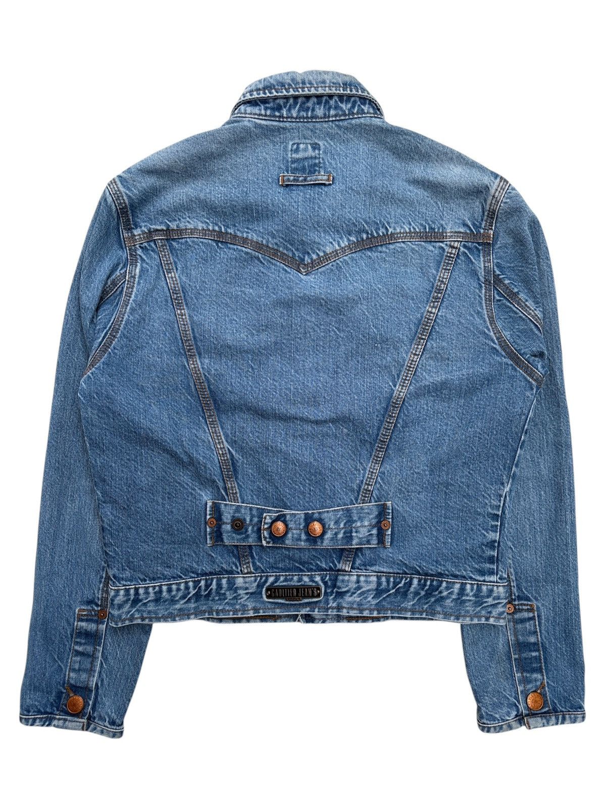 Jean Paul Gaultier 1990s Crop Trucker Denim Jacket Size US S / EU 44-46 / 1 - 3 Thumbnail