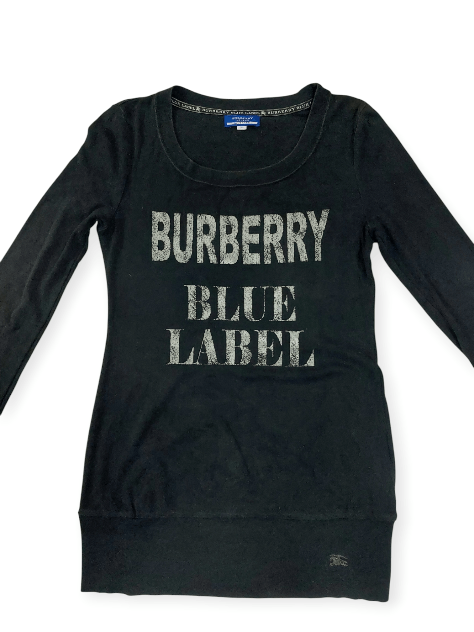 Burberry Burberry Blue Label Big Logo Long Sleeve Size M / US 6-8 / IT 42-44 - 4 Thumbnail