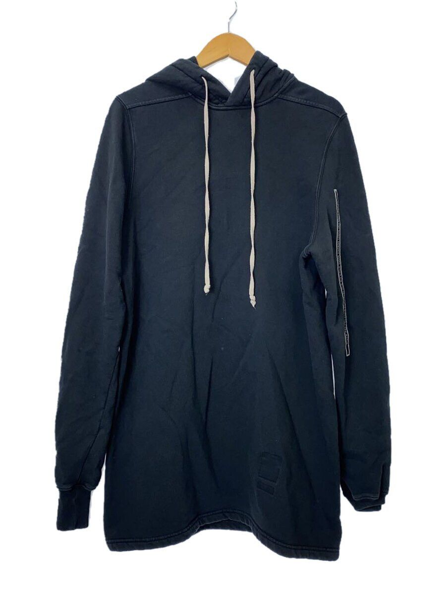 Rick Owens Drkshdw Rick Owens DRKSHDW Plain Cotton Hoodie Black Size US S / EU 44-46 / 1 - 1 Thumbnail