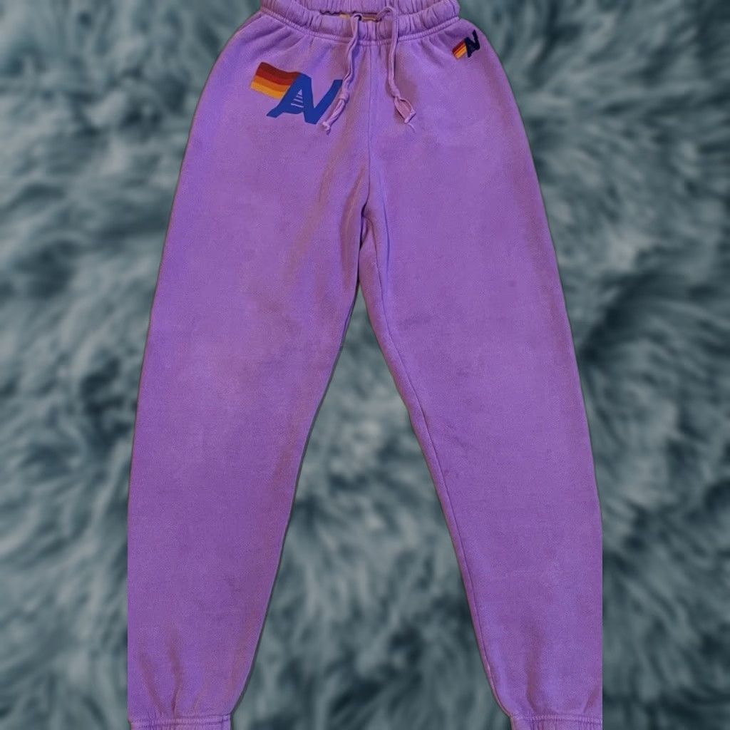 Aviator Nation Aviator Nation Sweatpants Logo Faded Violet XS USA Women Pants Sweatpants Size 26" / US 2 / IT 38 - 1 Thumbnail
