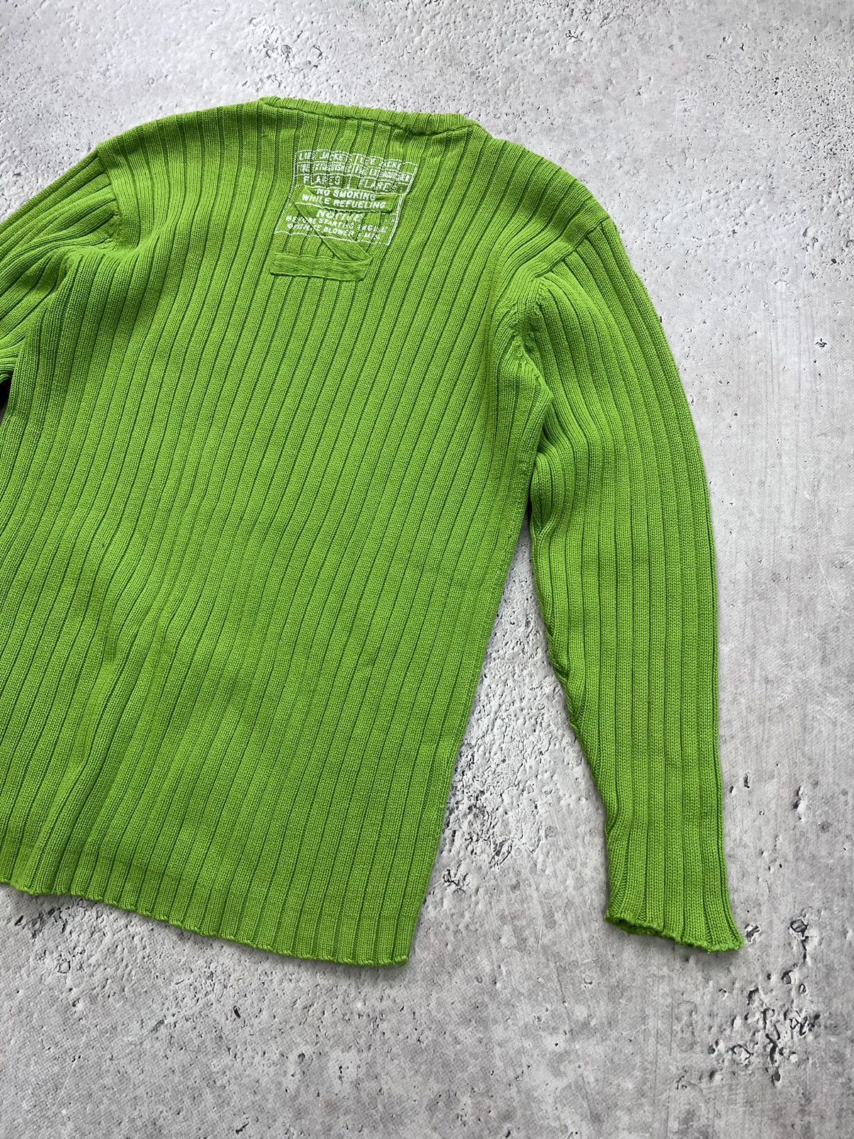 20471120 × Seditionaries VINTAGE Y2K Seditionaries Knitted Print 777 Stylish Sweater Size US M / EU 48-50 / 2 - 10 Thumbnail