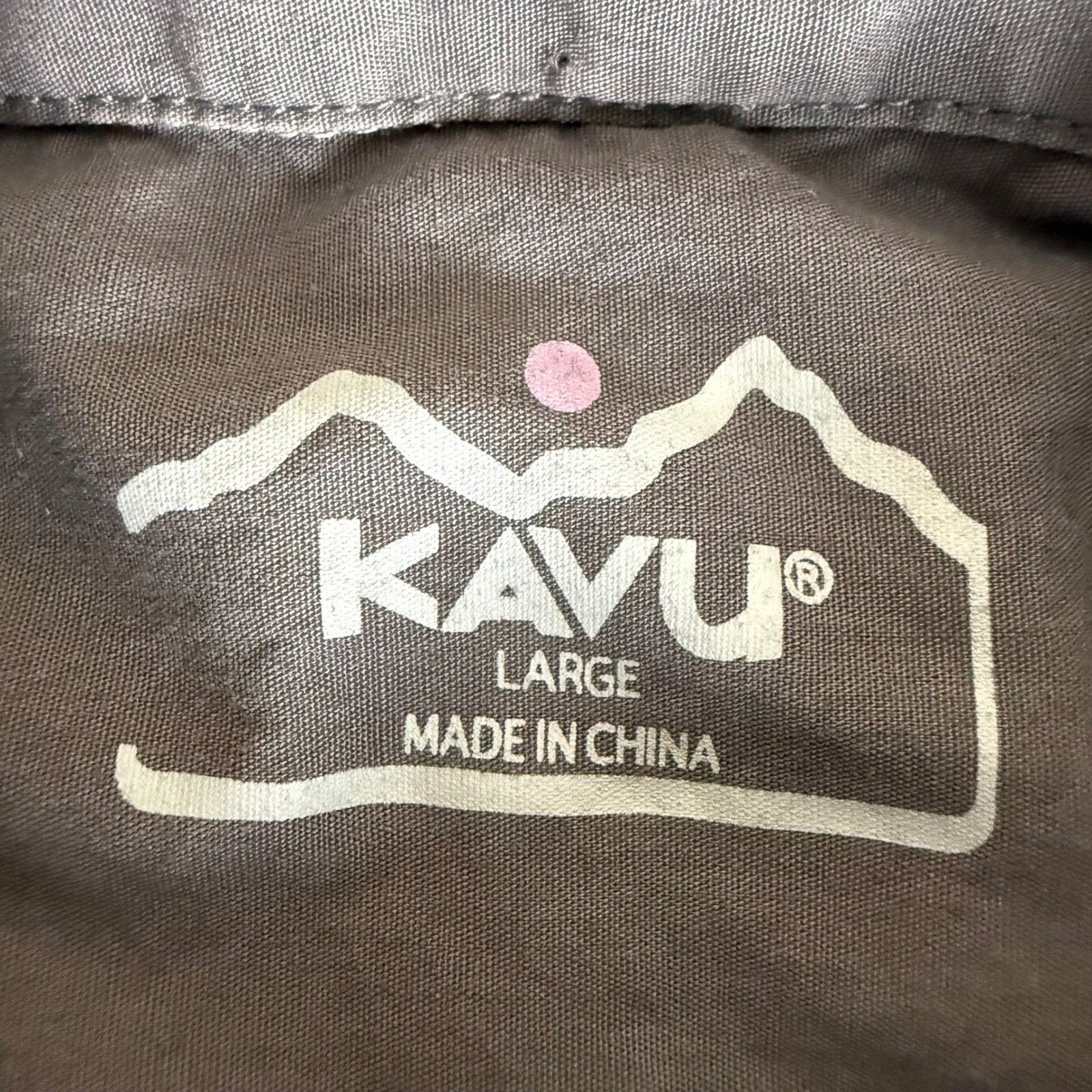 KAVU KAVU Shirt Mens Large Plaid Short Sleeve Hiking Outdoor Size US L / EU 52-54 / 3 - 2 Thumbnail