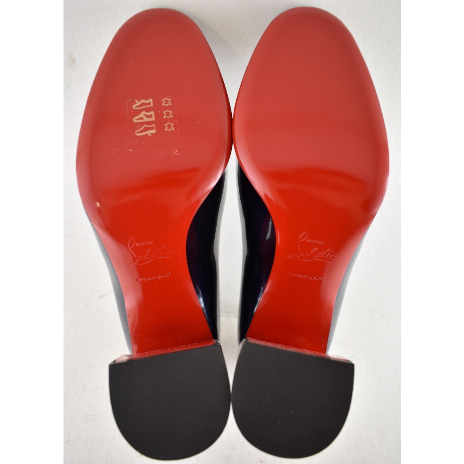 Christian Louboutin Christian Louboutin Miss Sab 85 Zaffiro Patent Pump 37.5 Size US 7.5 / IT 37.5 - 18 Thumbnail