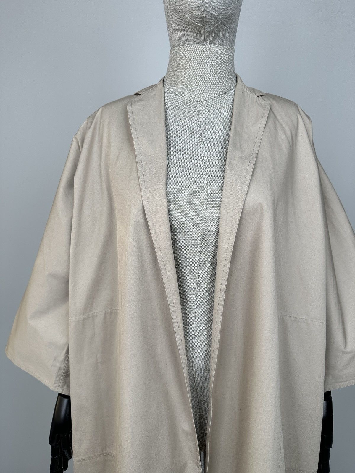 SOFIE D'HOORE SOFIE D’HOORE Belgium Open Front Coat Jacket Beige size 34 Size XS / US 0-2 / IT 36-38 - 5 Thumbnail