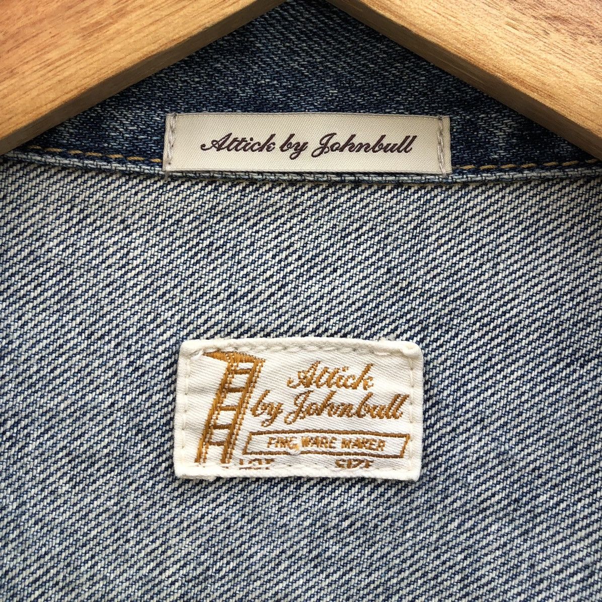 Johnbull Attick by Johnbull Type 1 Denim Jacket Made In Japan Size US L / EU 52-54 / 3 - 16 Thumbnail