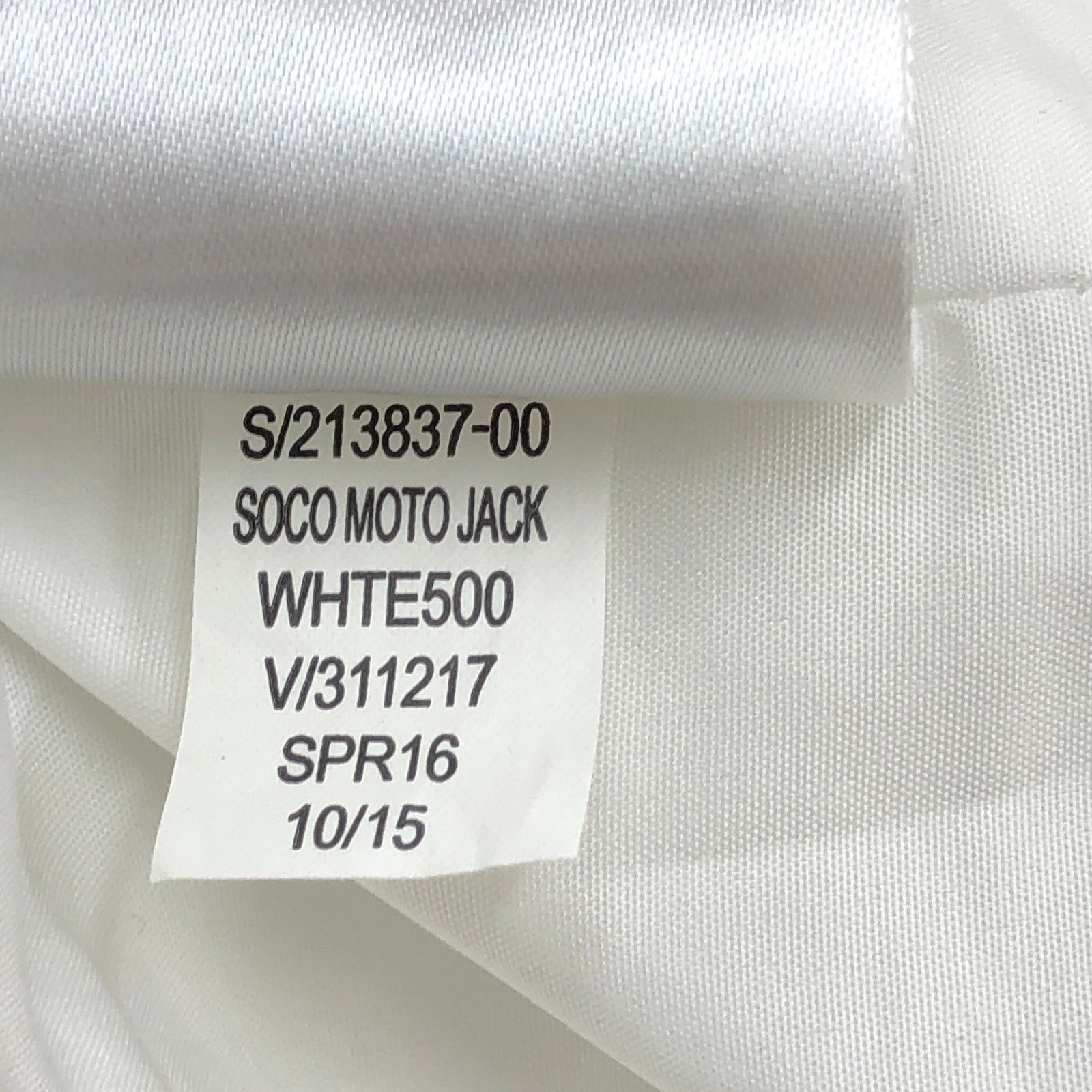 Banana Republic Banana Republic Sz XSP Jacket Soco Moto Cotton Stretch White Size XS / US 0-2 / IT 36-38 - 14 Thumbnail