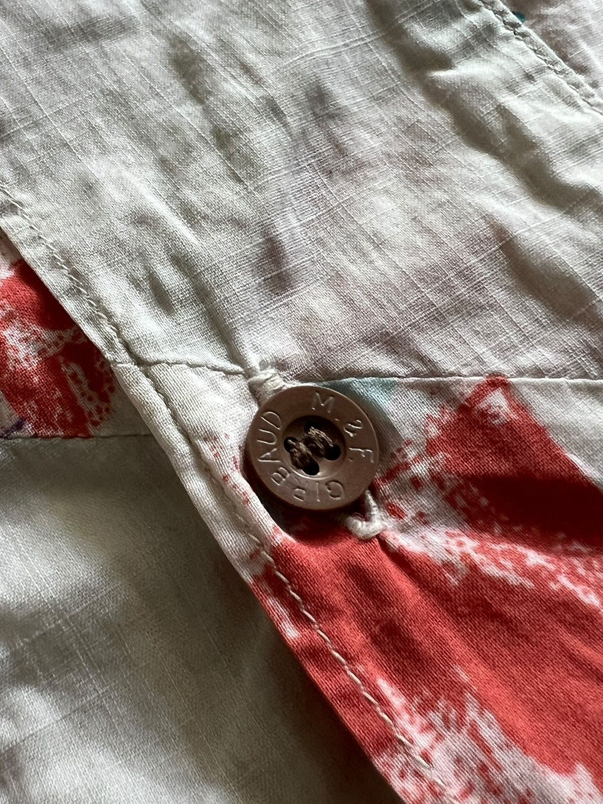 Marithe + Francois Girbaud 2000s MFG Reworked Art Printed Button Shirt Size US M / EU 48-50 / 2 - 13 Thumbnail