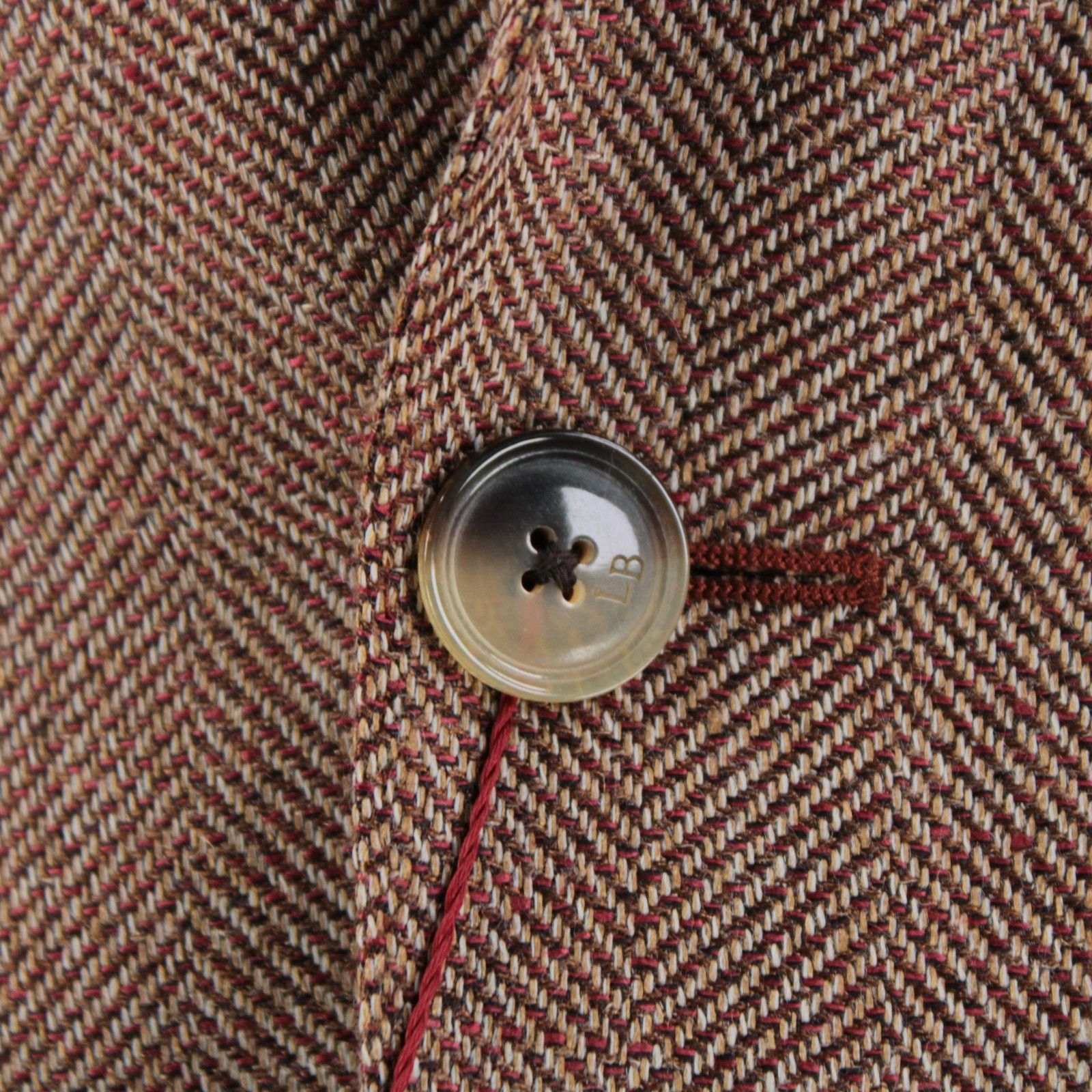 Luciano Barbera Luciano Barbera Sport Coat Size 42 US in Brown Size 42R - 2 Thumbnail