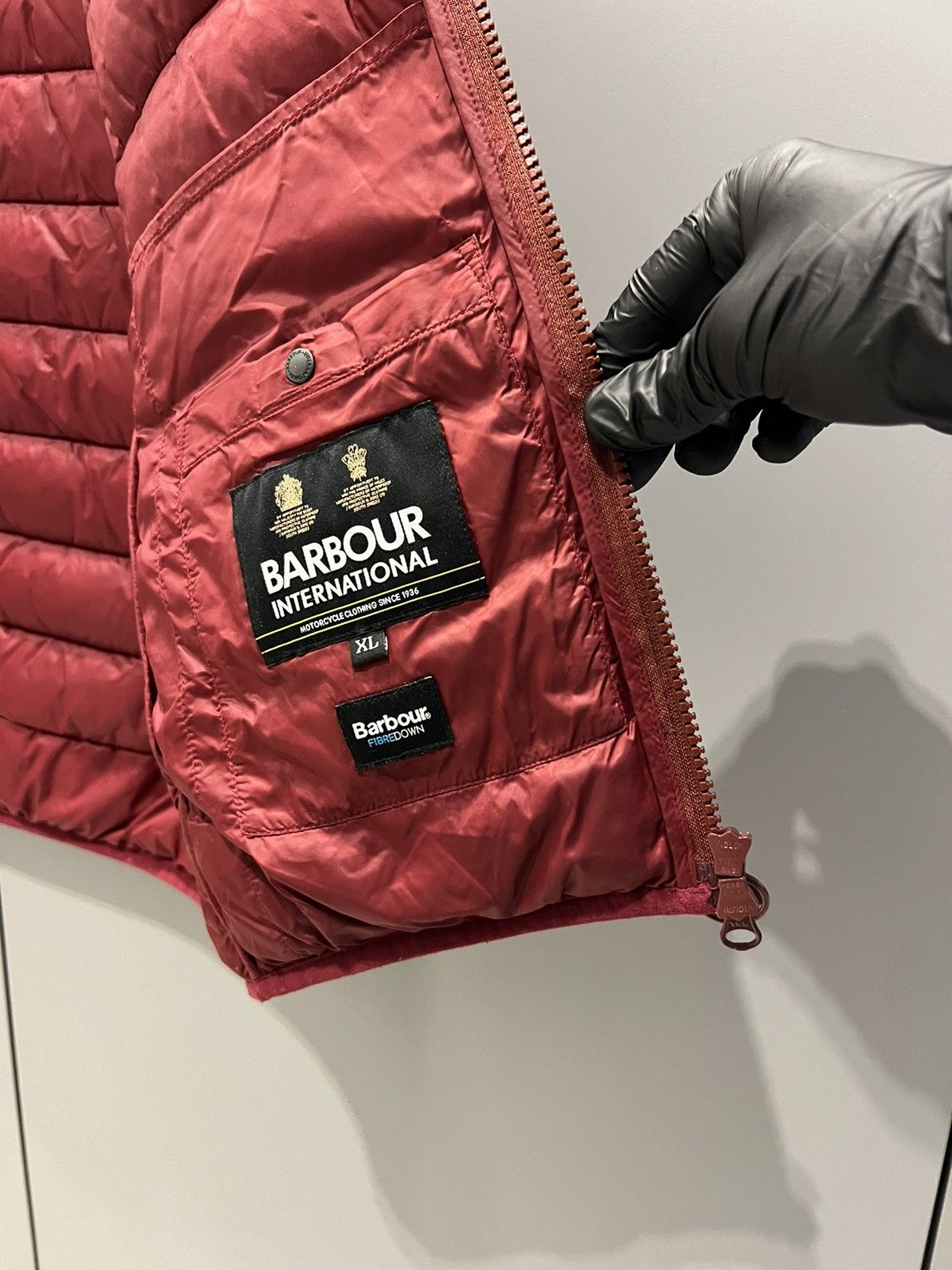 Barbour Barbour International Essential Gilet Wine Red FIBREDOWN XL Size US XL / EU 56 / 4 - 8 Thumbnail