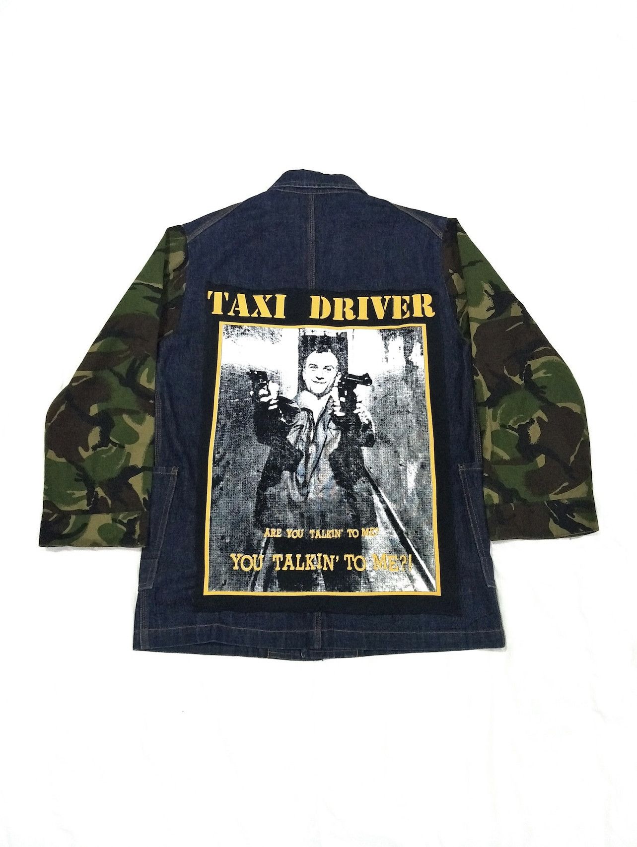 PPFM Denim Jeans England Camo Sleeve Movies Taxi Driver