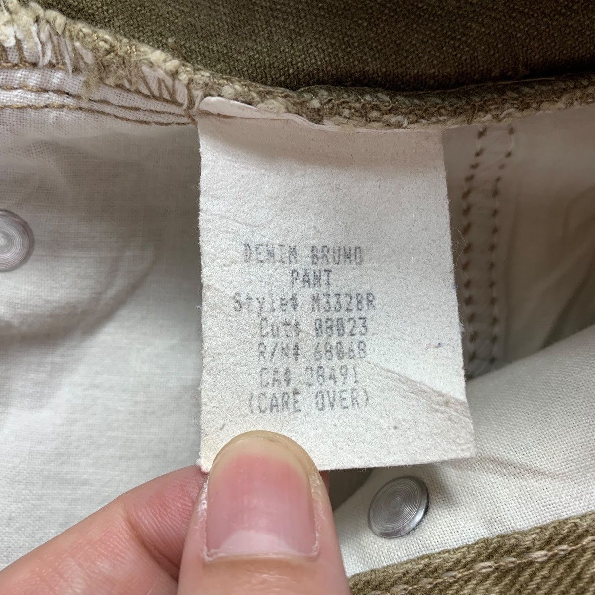 Billabong × Vintage Vintage BILLABONG khaki colour jeans Size US 31 - 23 Thumbnail