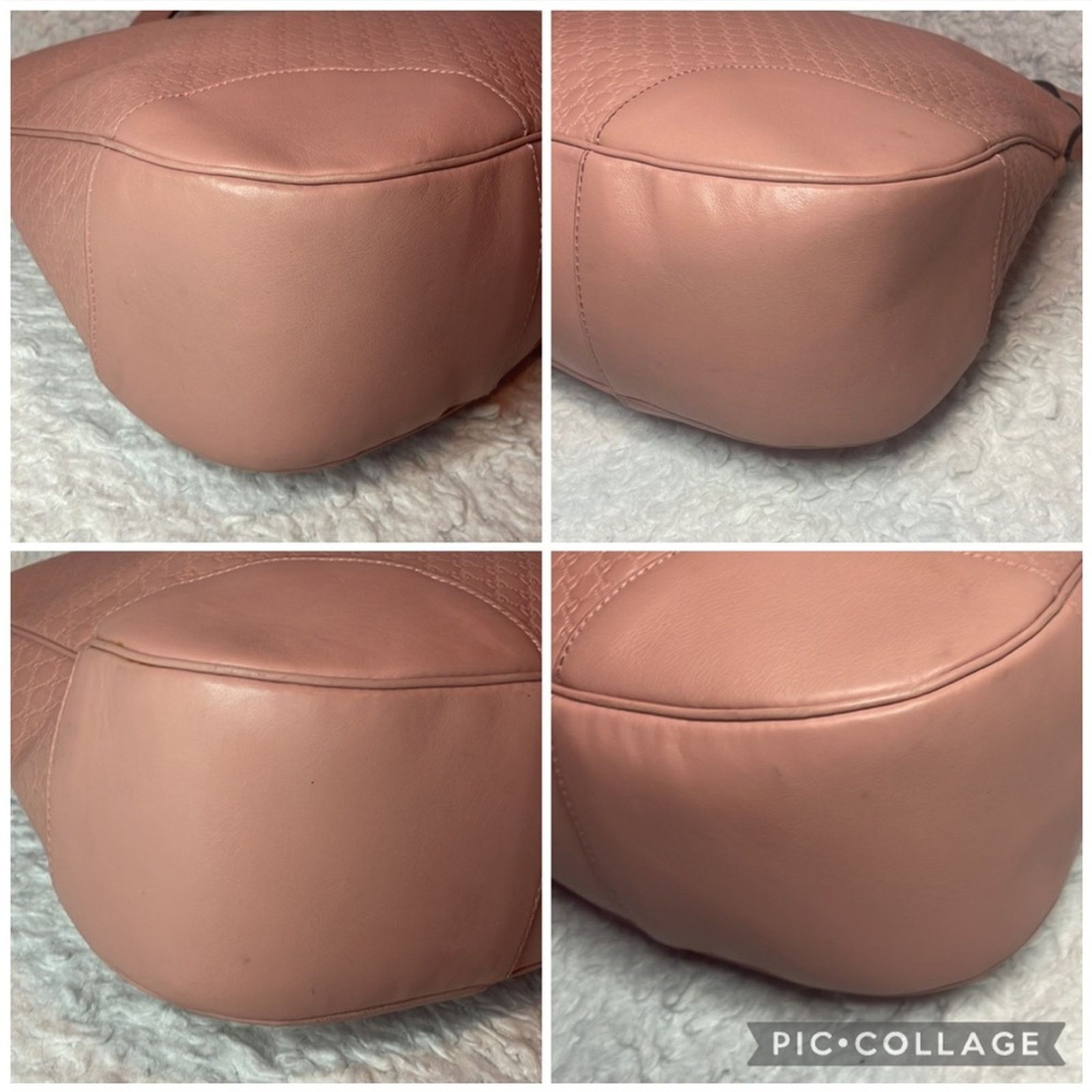 Gucci Gucci Bree Microguccissima GG Hobo Bag Pink 449244 Size ONE SIZE - 10 Thumbnail