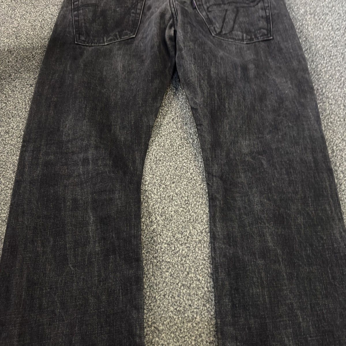 Hypebeast 🔥🇯🇵 90s Japanese Black Denim Whyworks Jeans Size US 34 / EU 50 - 11 Thumbnail