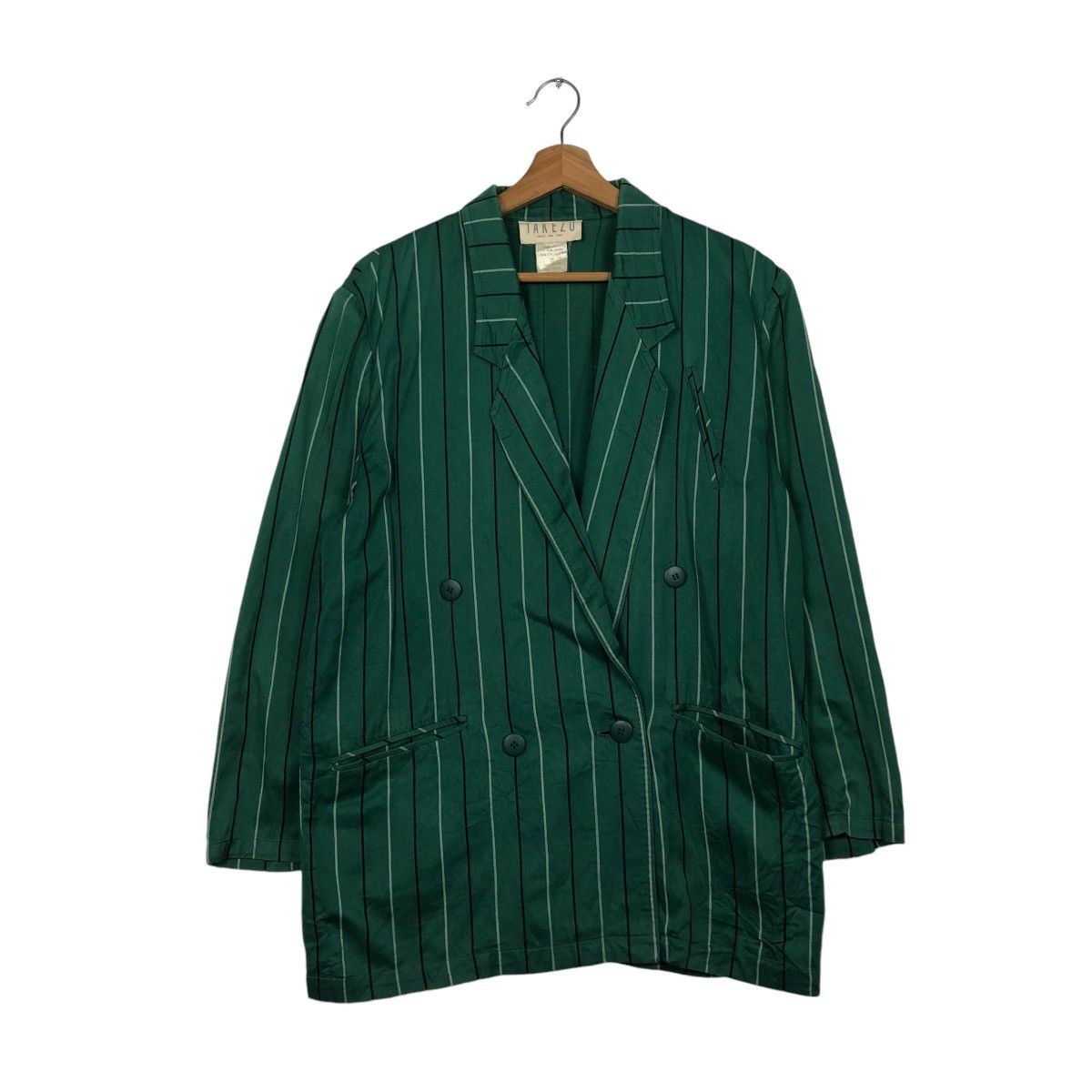 Issey Miyake 🔥VINTAGE CHORE WORKER JACKET HICKORY TAKEZO TOKYO NEW YORK Size US M / EU 48-50 / 2 - 3 Thumbnail