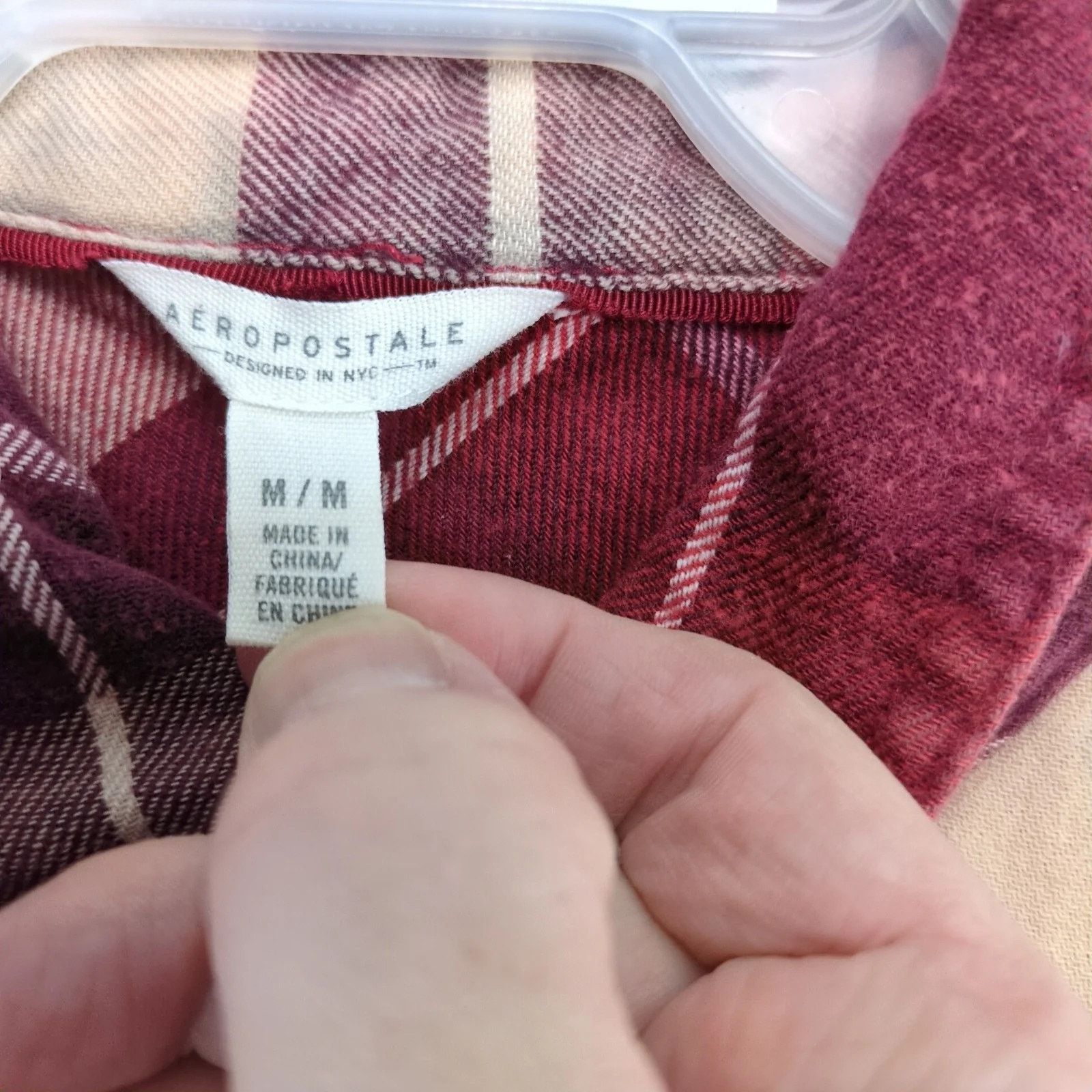 Aeropostale Aeropostale Plaid Cotton Flannel Button Up Shirt Women's M Size M / US 6-8 / IT 42-44 - 3 Thumbnail