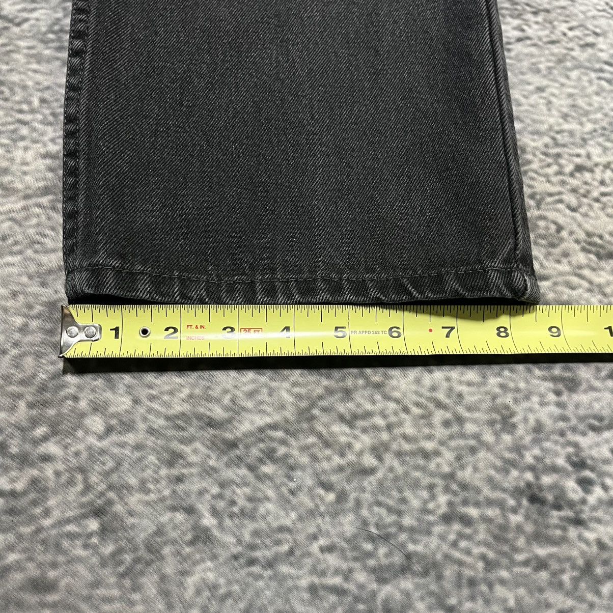 Levi's VINTAGE 2000s LEVI'S 505 GRUNGE SKATER BLACK JEANS 34x30 Size US 34 / EU 50 - 15 Thumbnail
