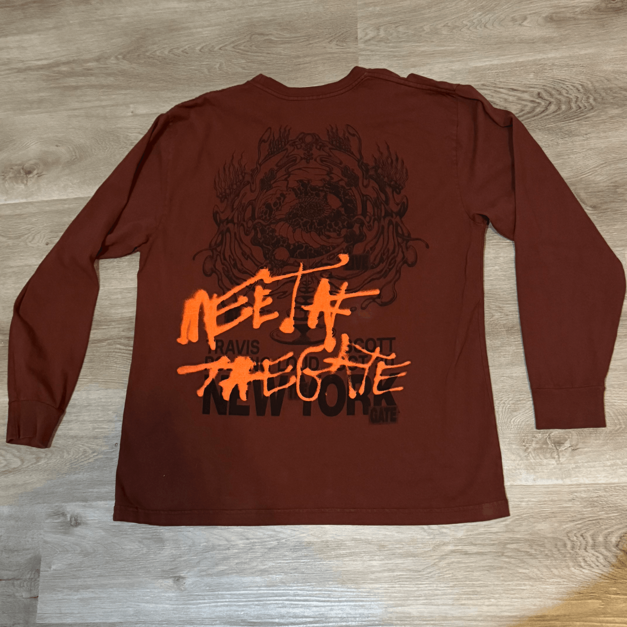Travis Scott Travis Scott x Rolling Loud Longsleeve Tee Size US XL / EU 56 / 4 - 4 Thumbnail