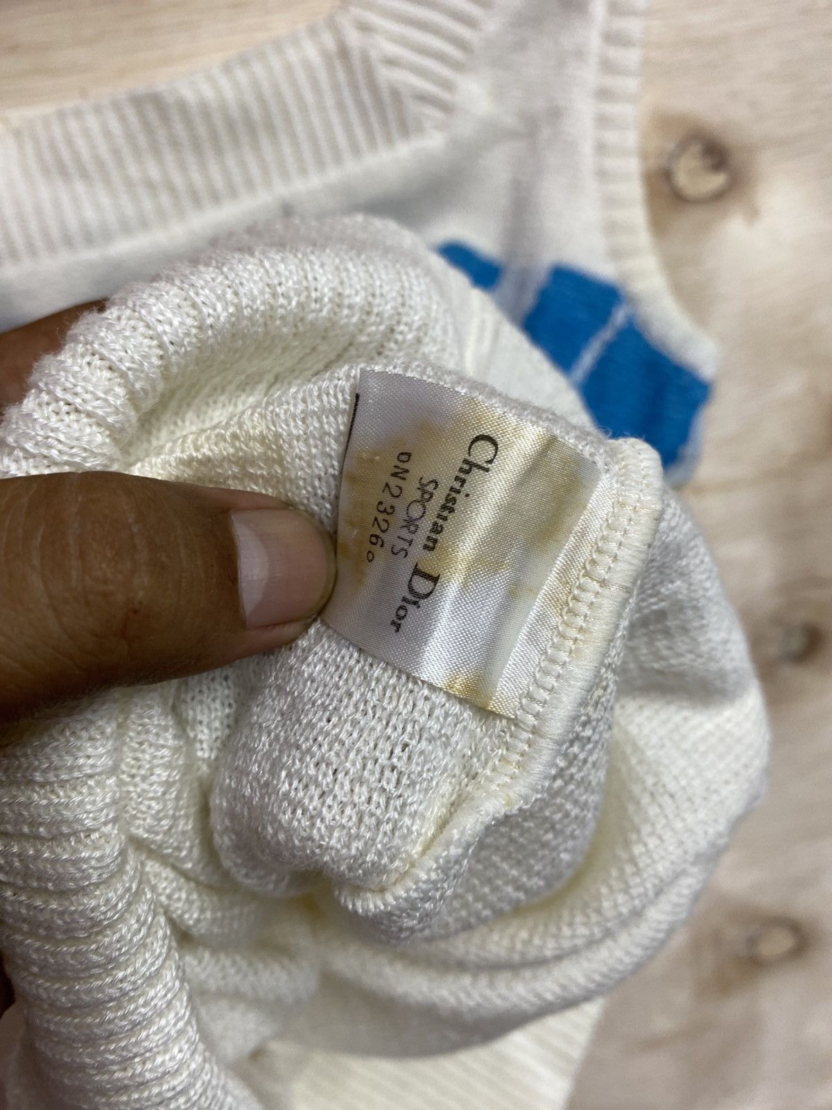 Dior Cristian dior singlet knitwear Size ONE SIZE - 7 Thumbnail
