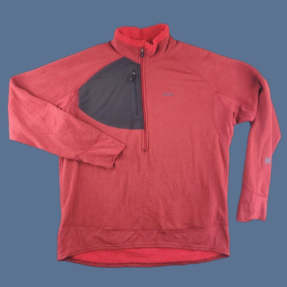 Patagonia Patagonia Sweater Mens XL Red Fleece Pullover Half Zip Quarter Zip Thermal VT? Size US XL / EU 56 / 4 - 1 Thumbnail