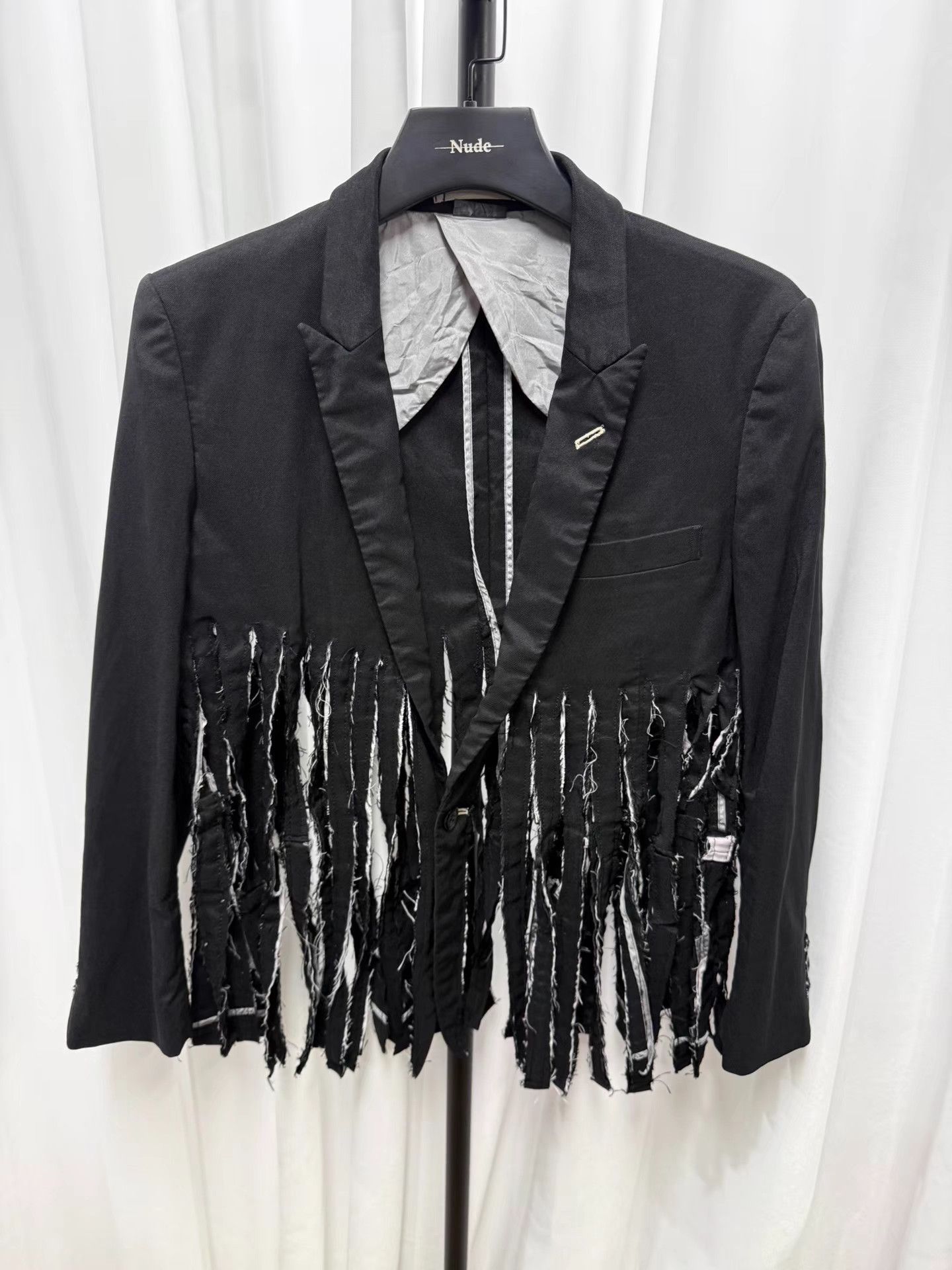Comme des Garcons Homme Plus Comme des garcons homme plus Fringe Blazer Jacket K20 Size US M / EU 48-50 / 2 - 1 Thumbnail