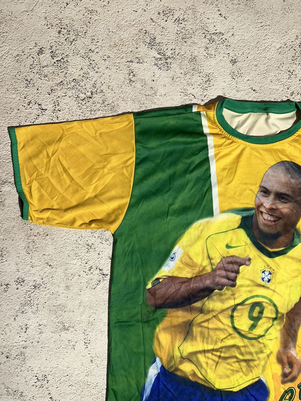Vintage Vintage Ronaldo Brazil al occer Shirt football jersey rare Size US M / EU 48-50 / 2 - 5 Thumbnail