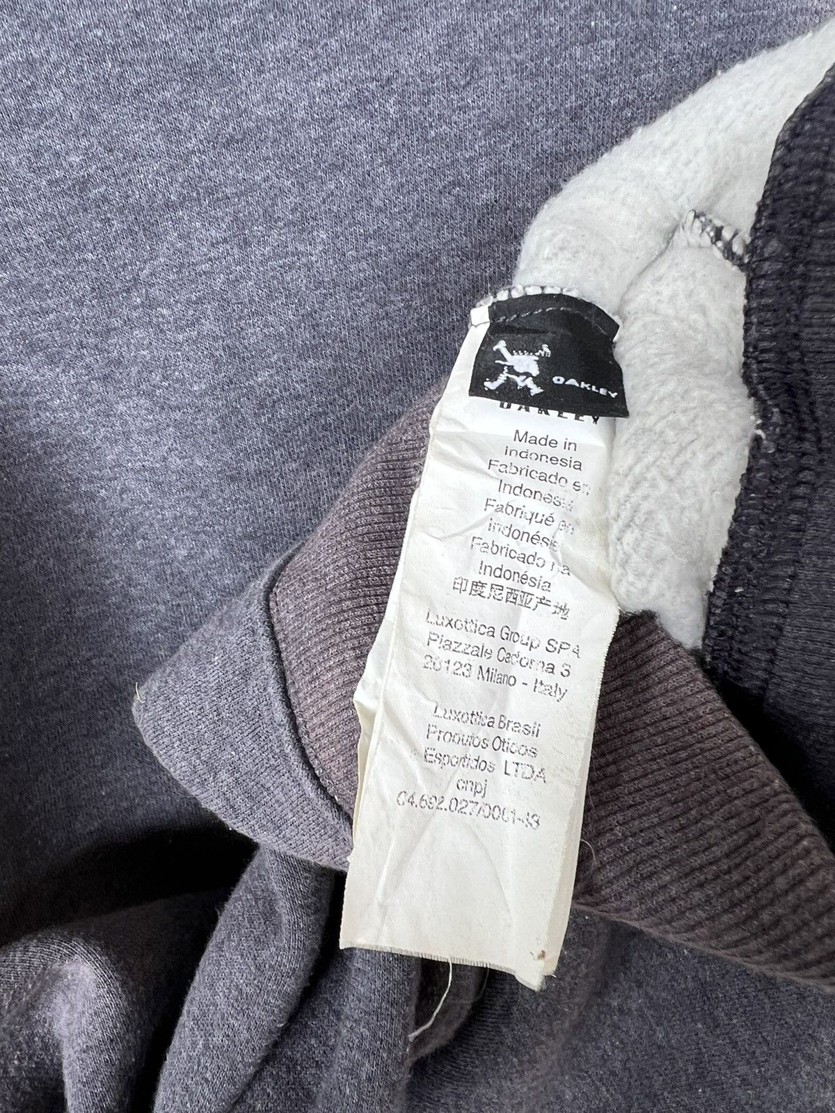 Oakley Oakley Distressed Faded Baggy Boxy Hoodie Size US M / EU 48-50 / 2 - 9 Thumbnail
